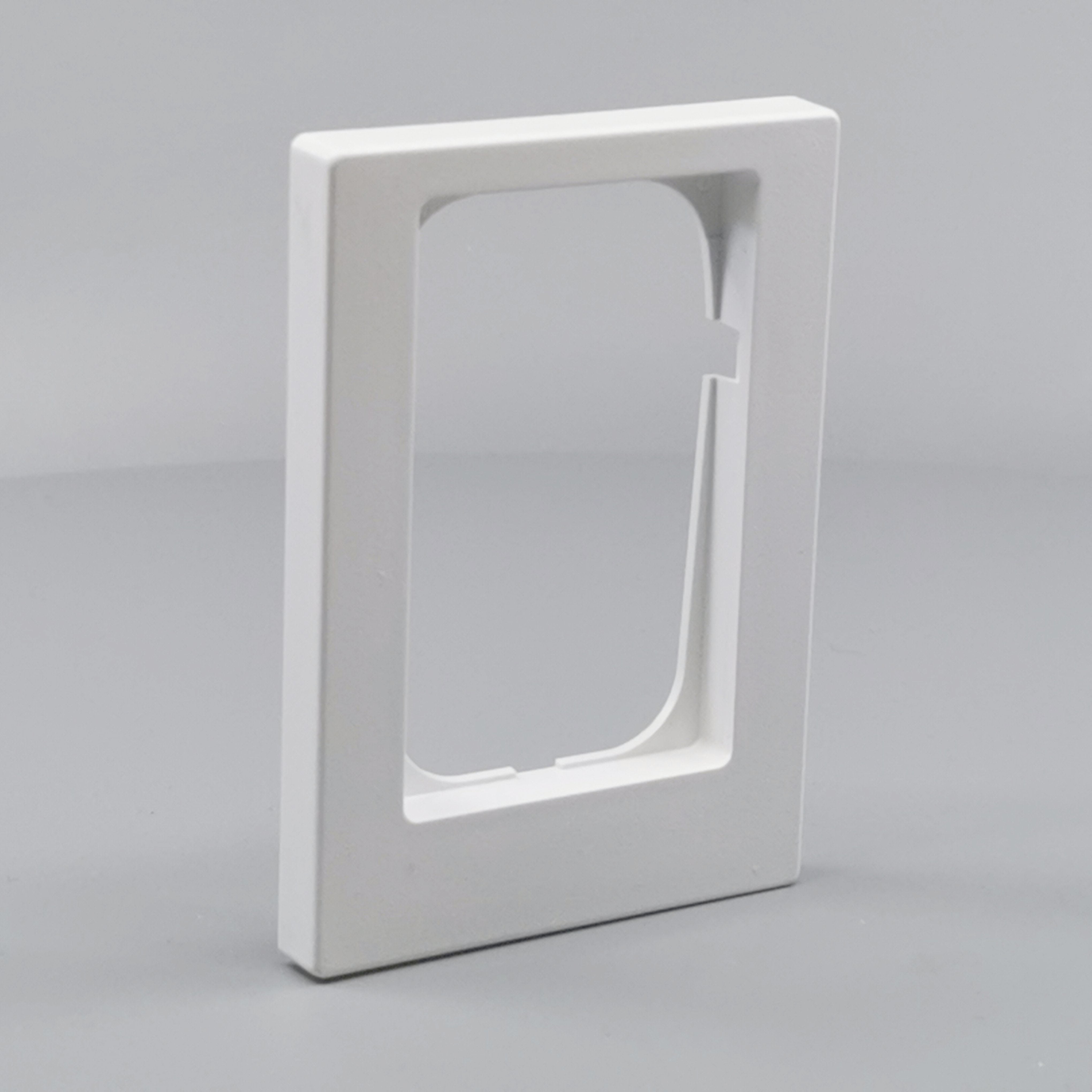 LK Fuga ramme Baseline 68 1½m asymmetrisk - hvid