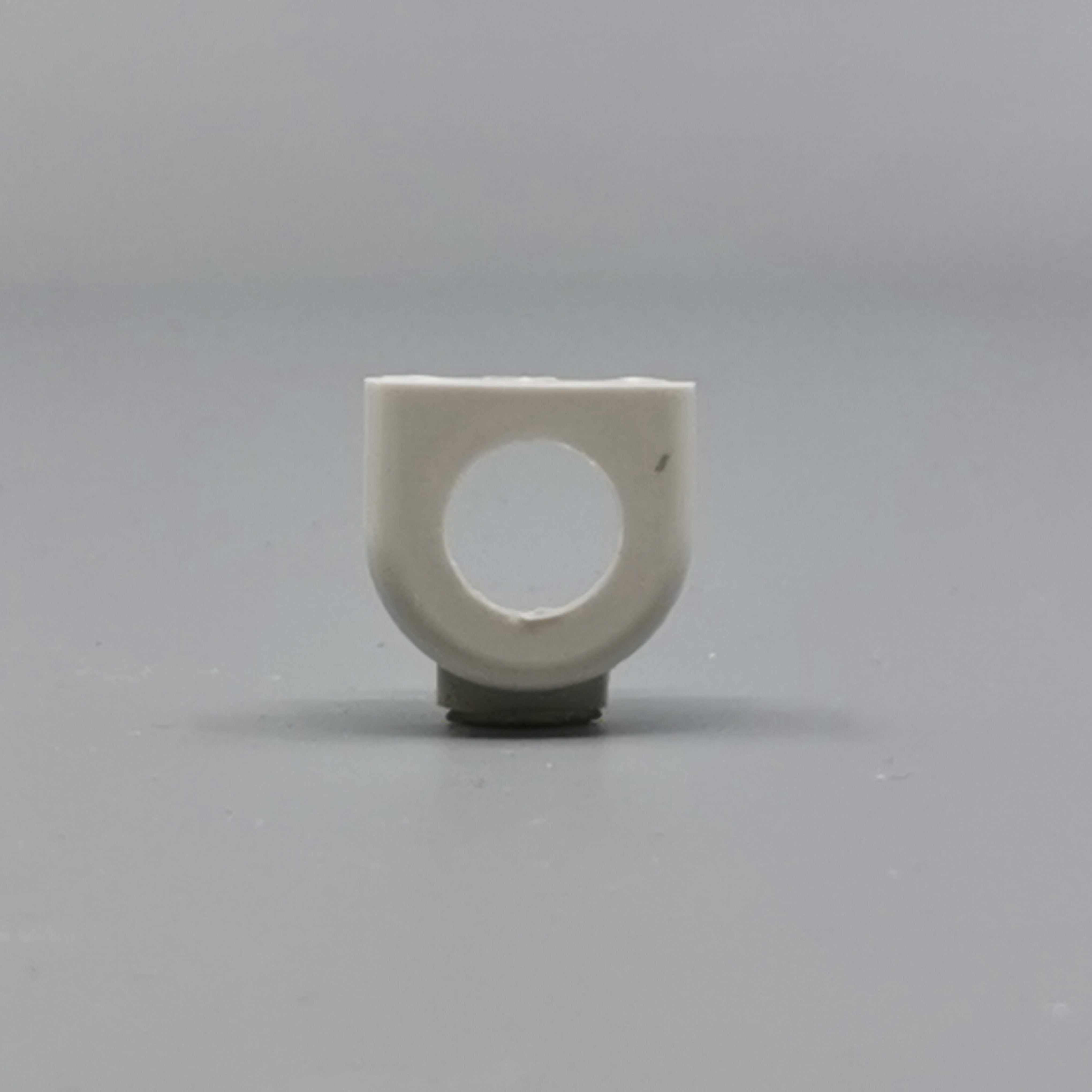 Plasttylle for rund kabel lysegrå