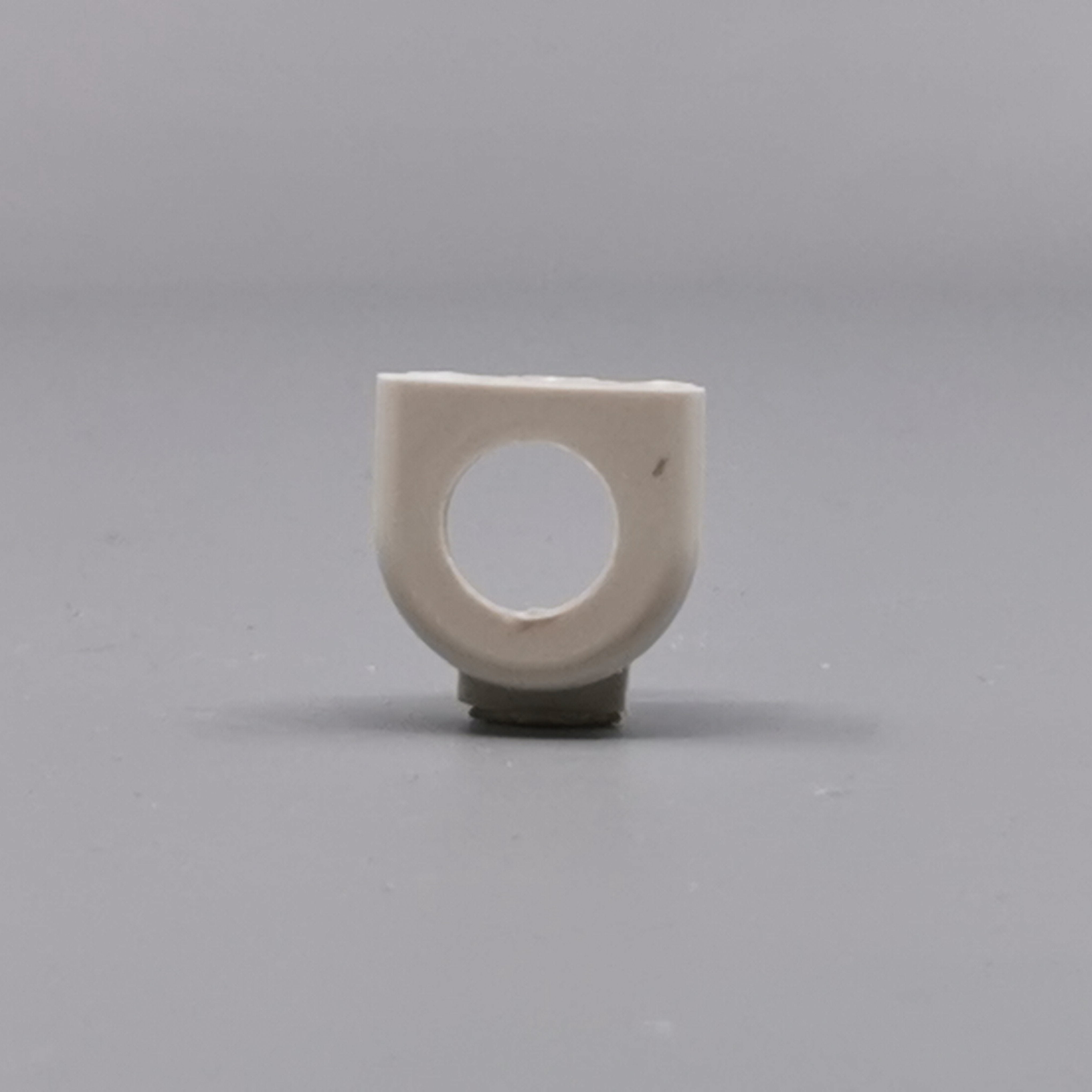 Plasttylle for rund kabel lysegrå
