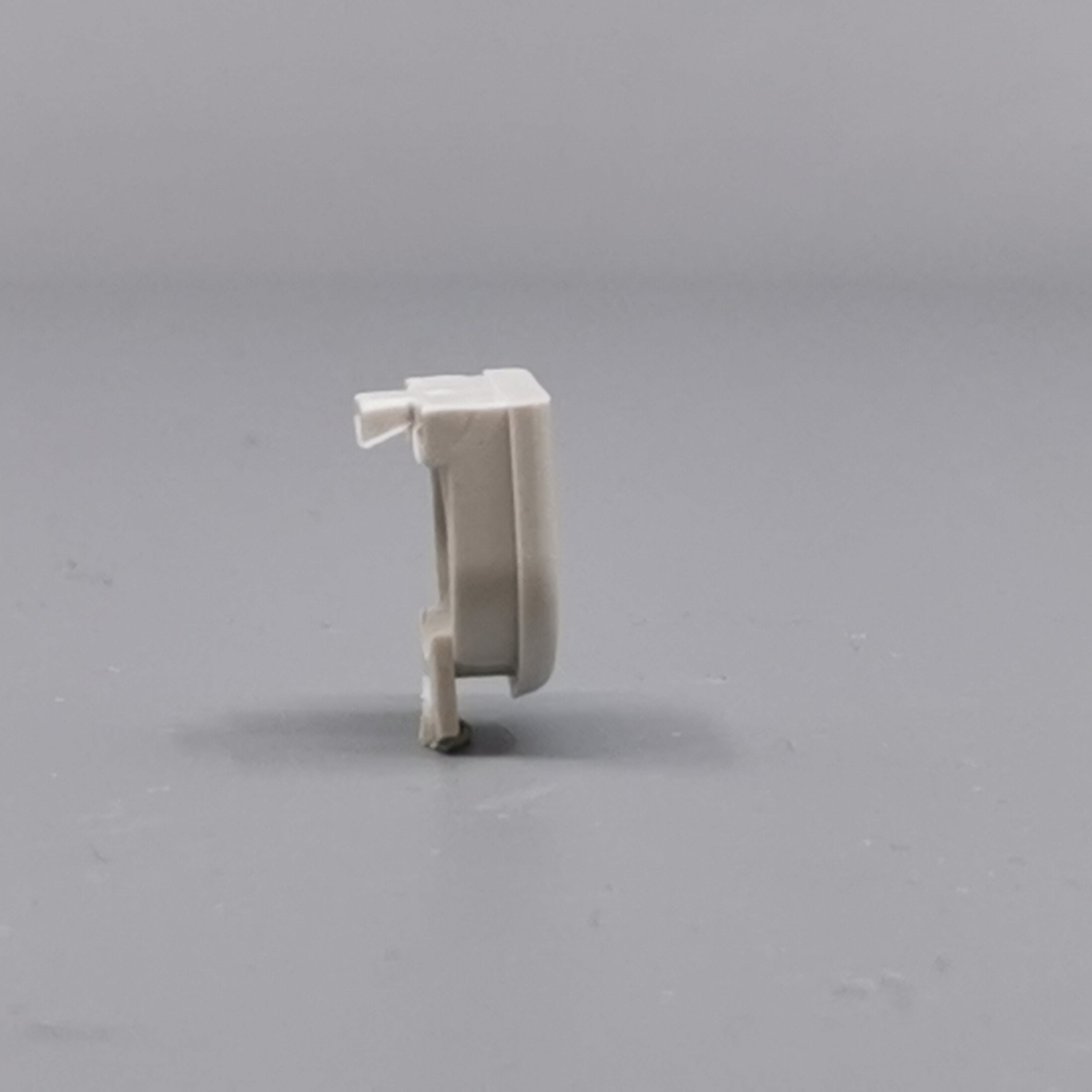 Plasttylle for rund kabel lysegrå