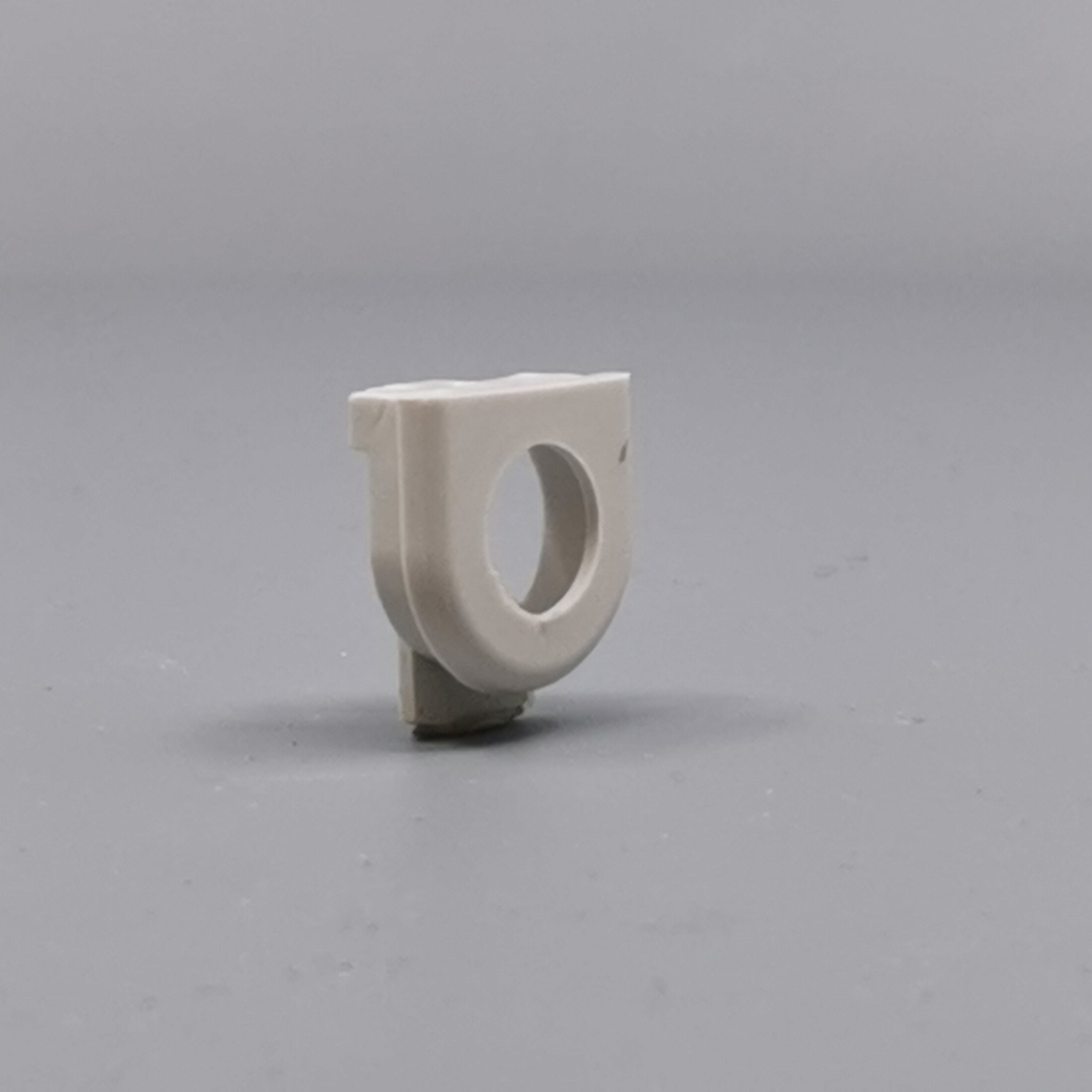Plasttylle for rund kabel lysegrå