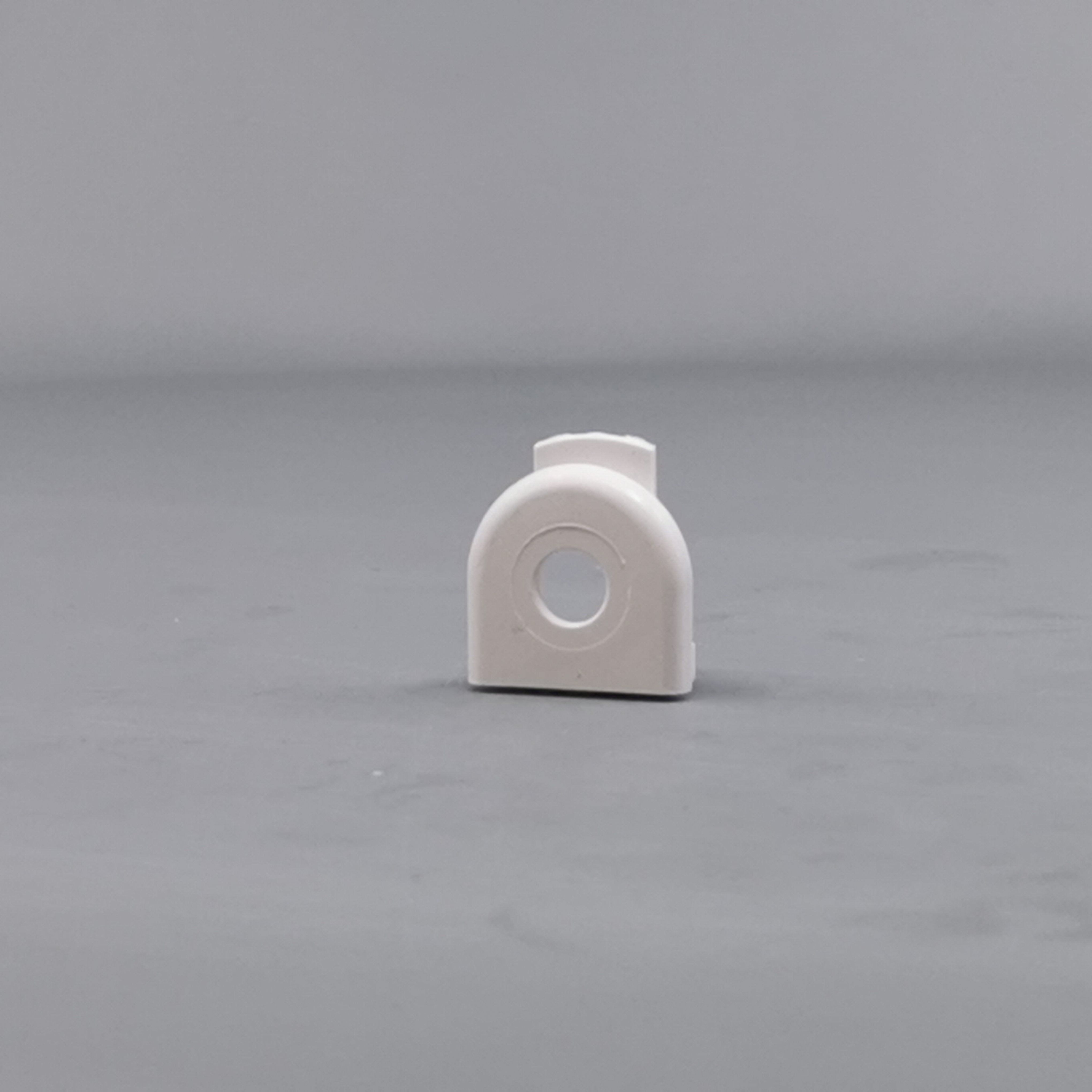 Plasttylle for rund kabel hvid