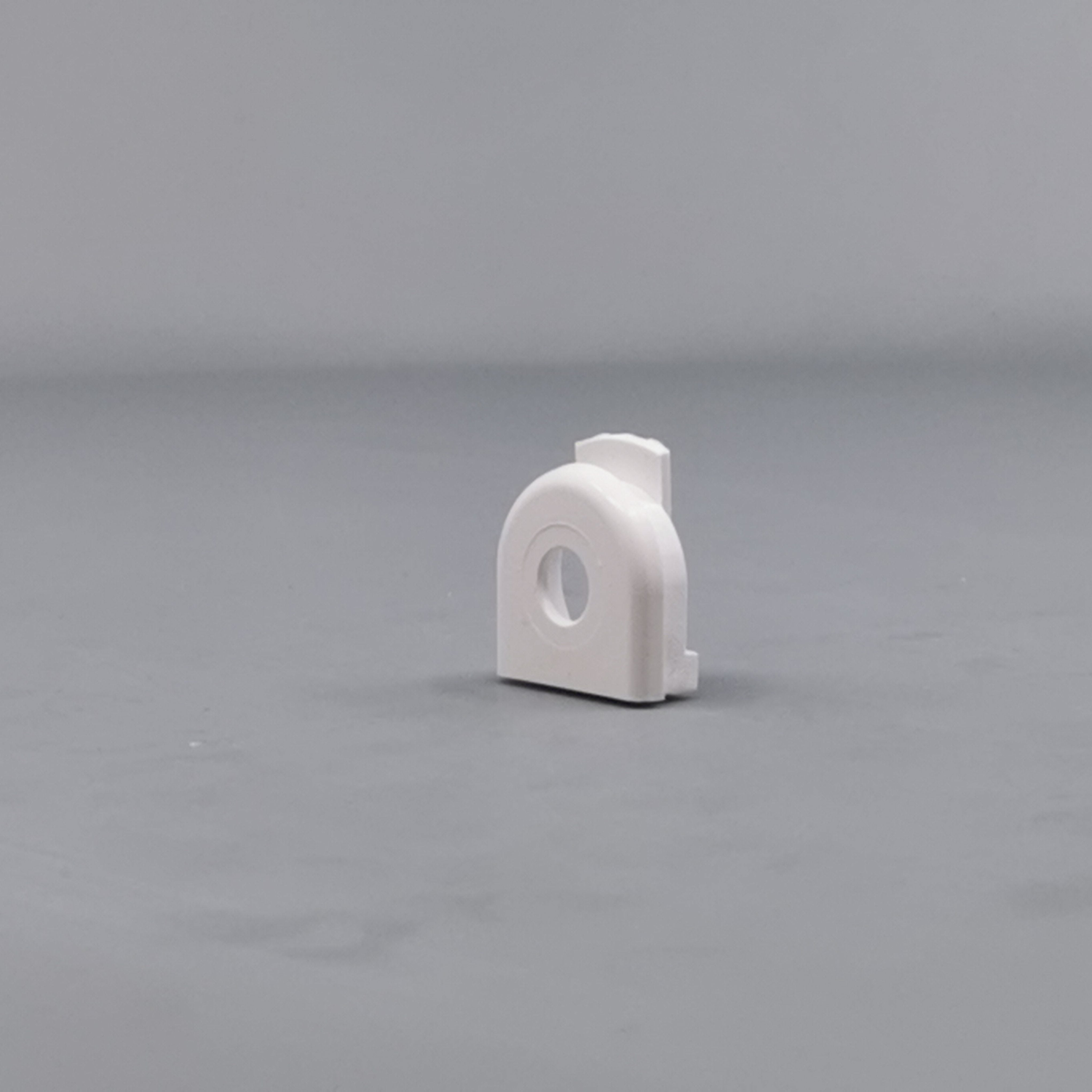 Plasttylle for rund kabel hvid