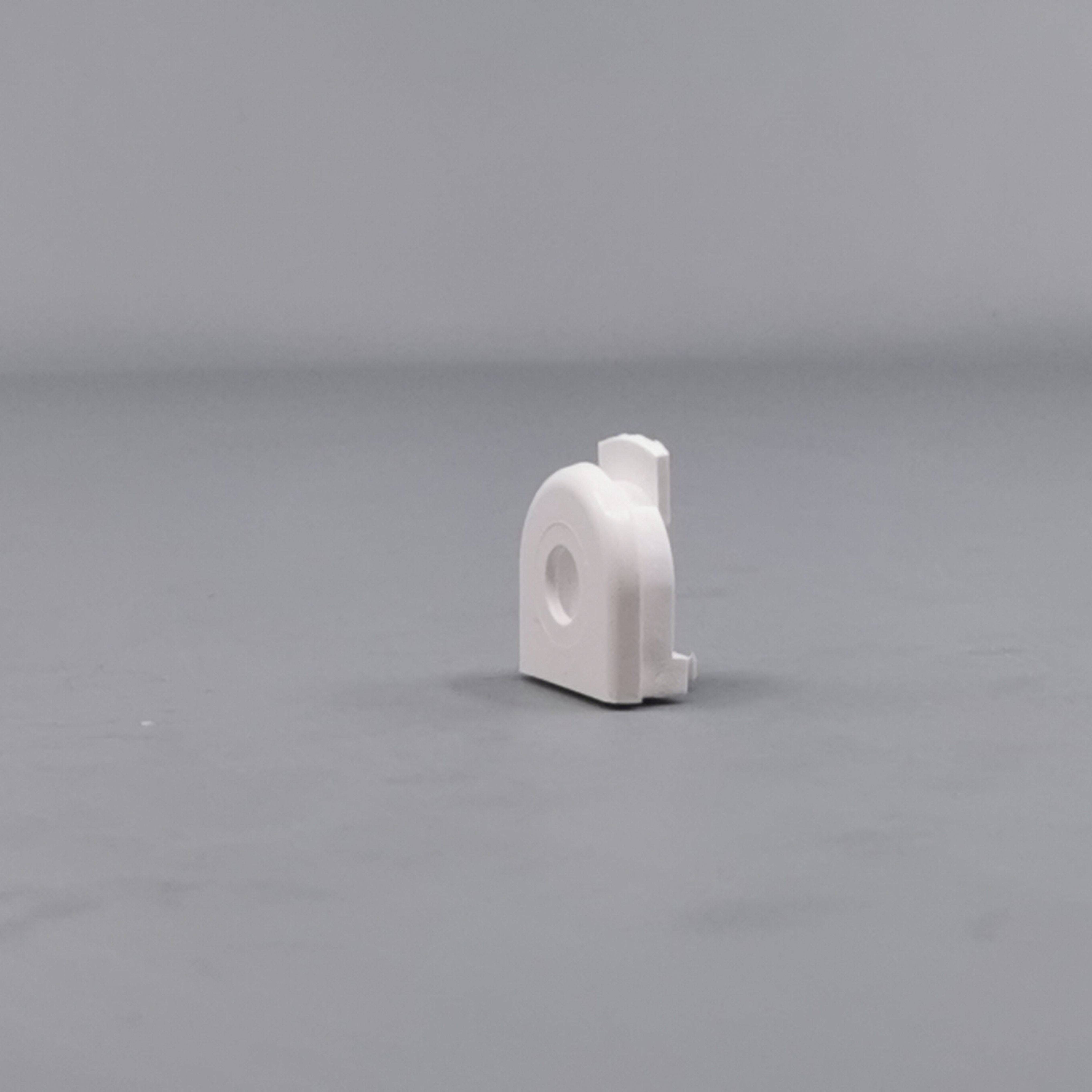 Plasttylle for rund kabel hvid