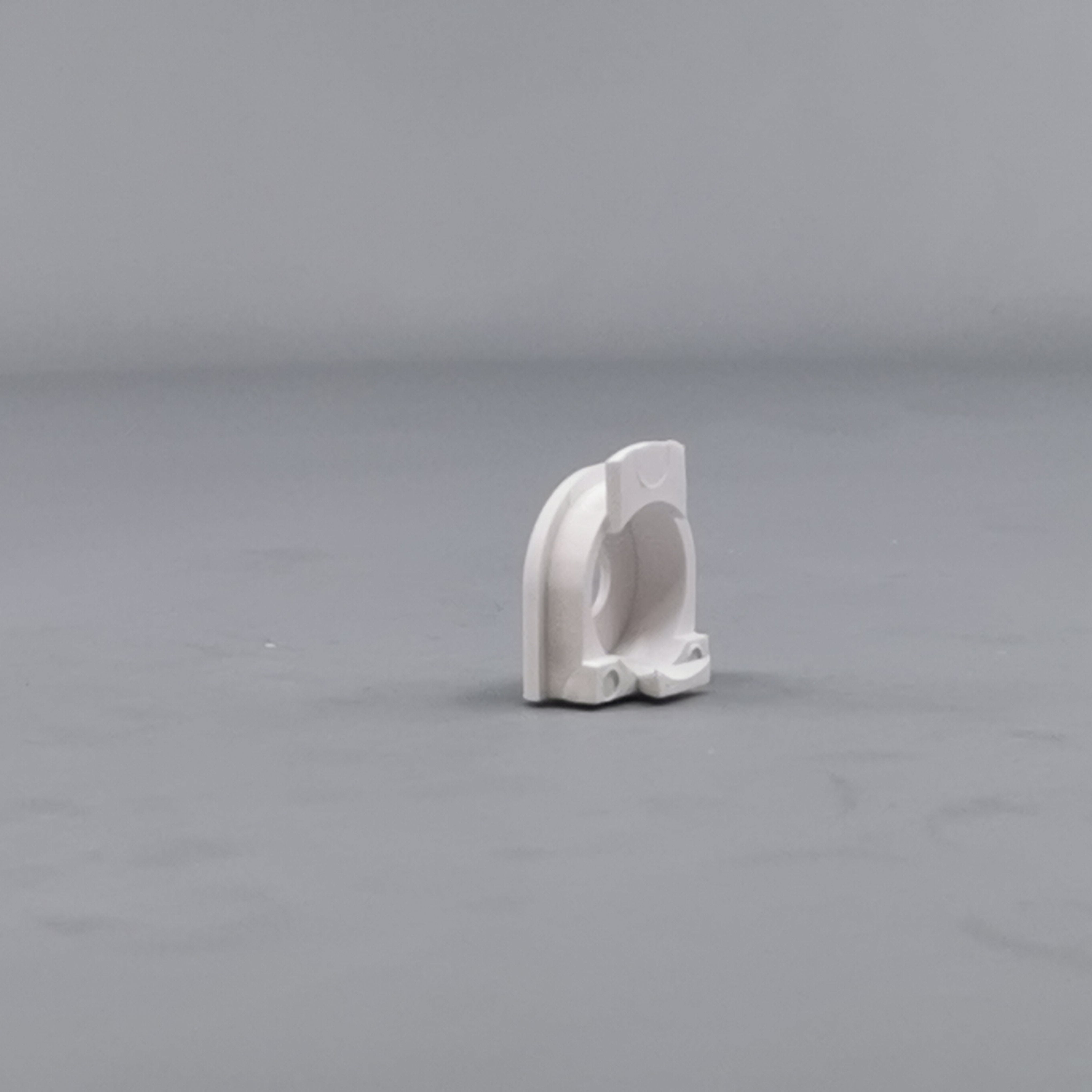 Plasttylle for rund kabel hvid