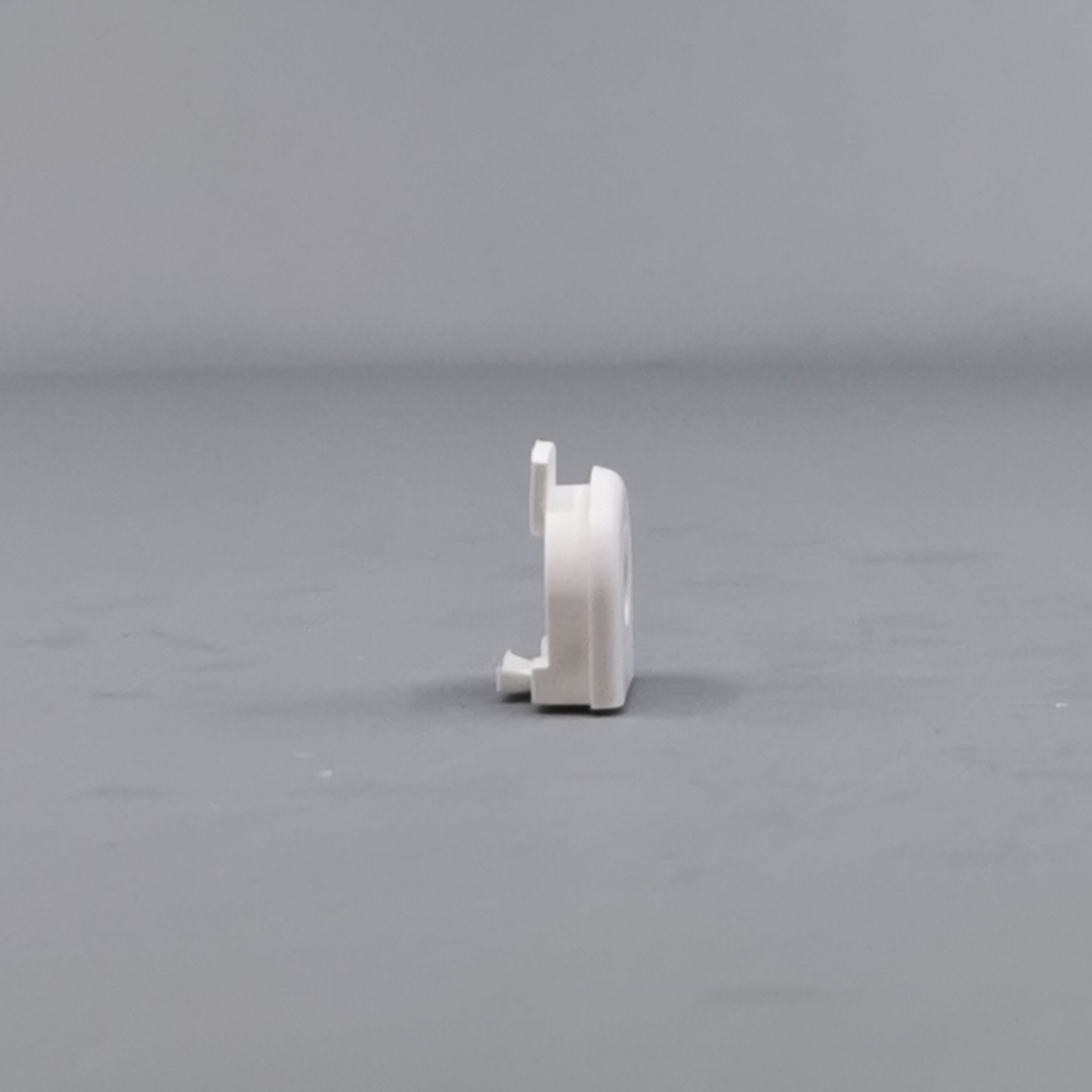 Plasttylle for rund kabel hvid