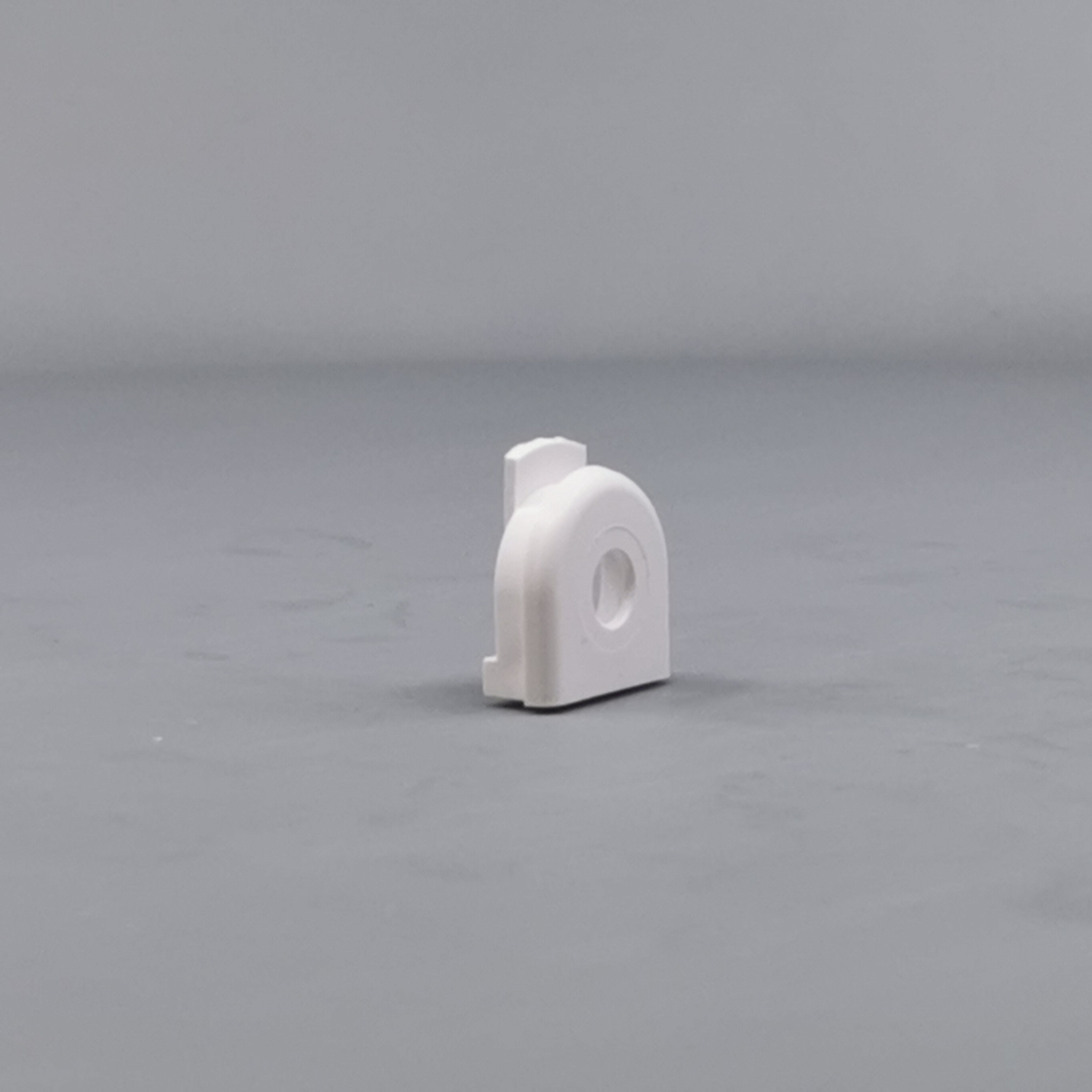 Plasttylle for rund kabel hvid