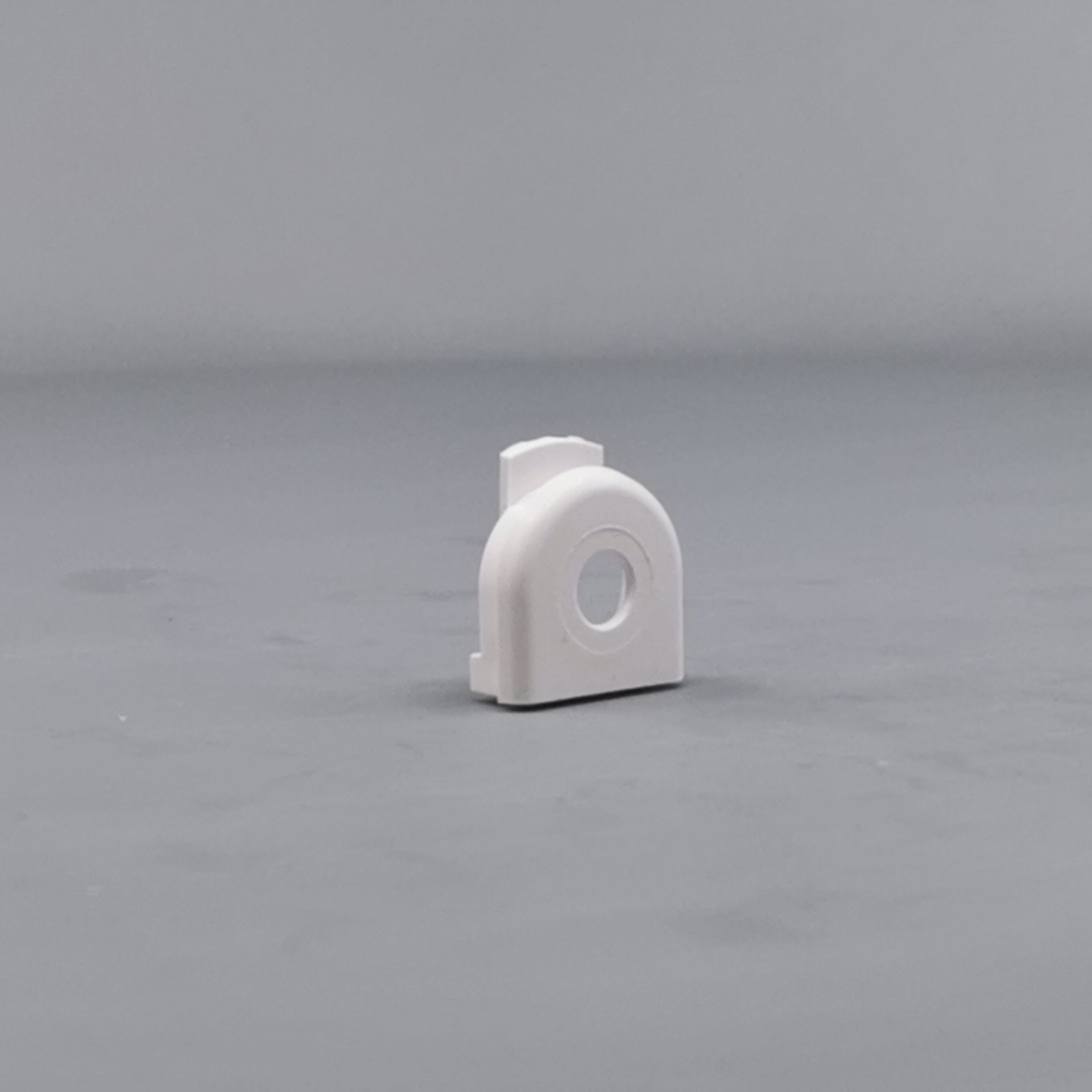 Plasttylle for rund kabel hvid