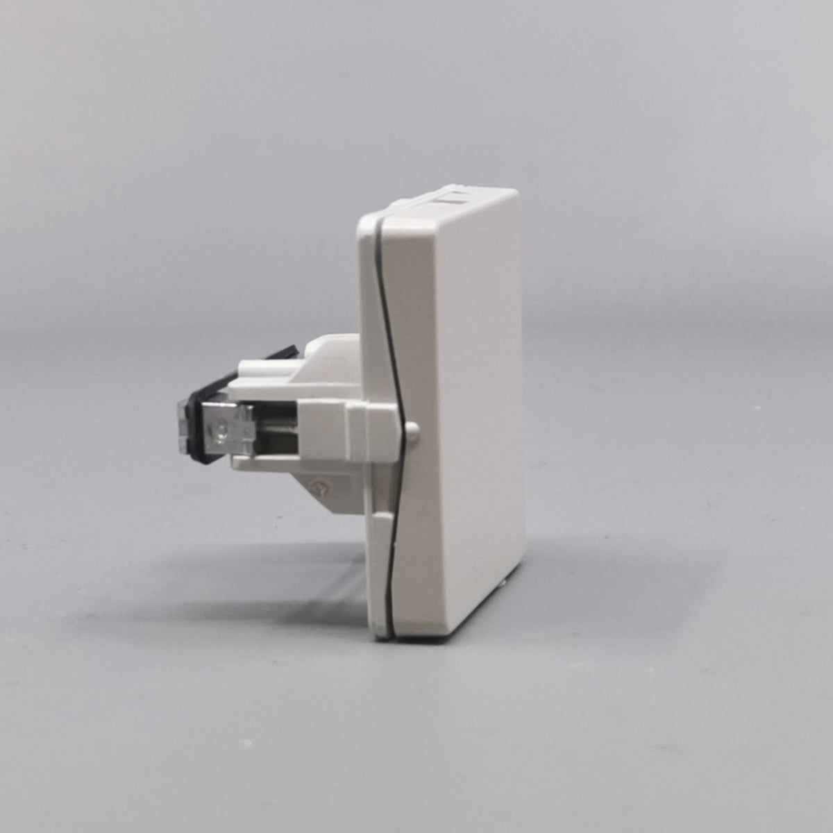 LK Fuga blænddæksel 1 modul - lysegrå (360° frame 20)