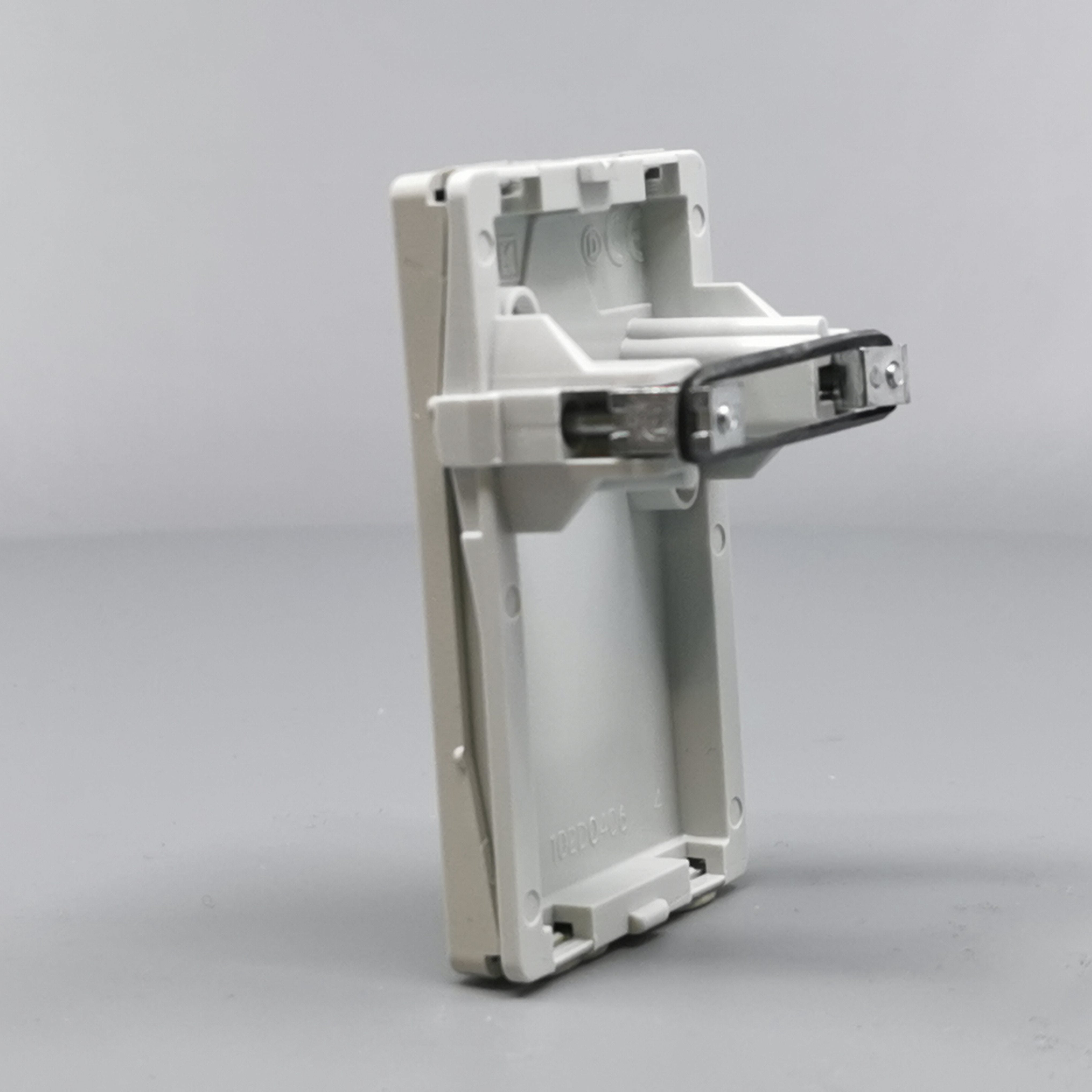 Fuga 1½ modul blænddæksel lysegrå