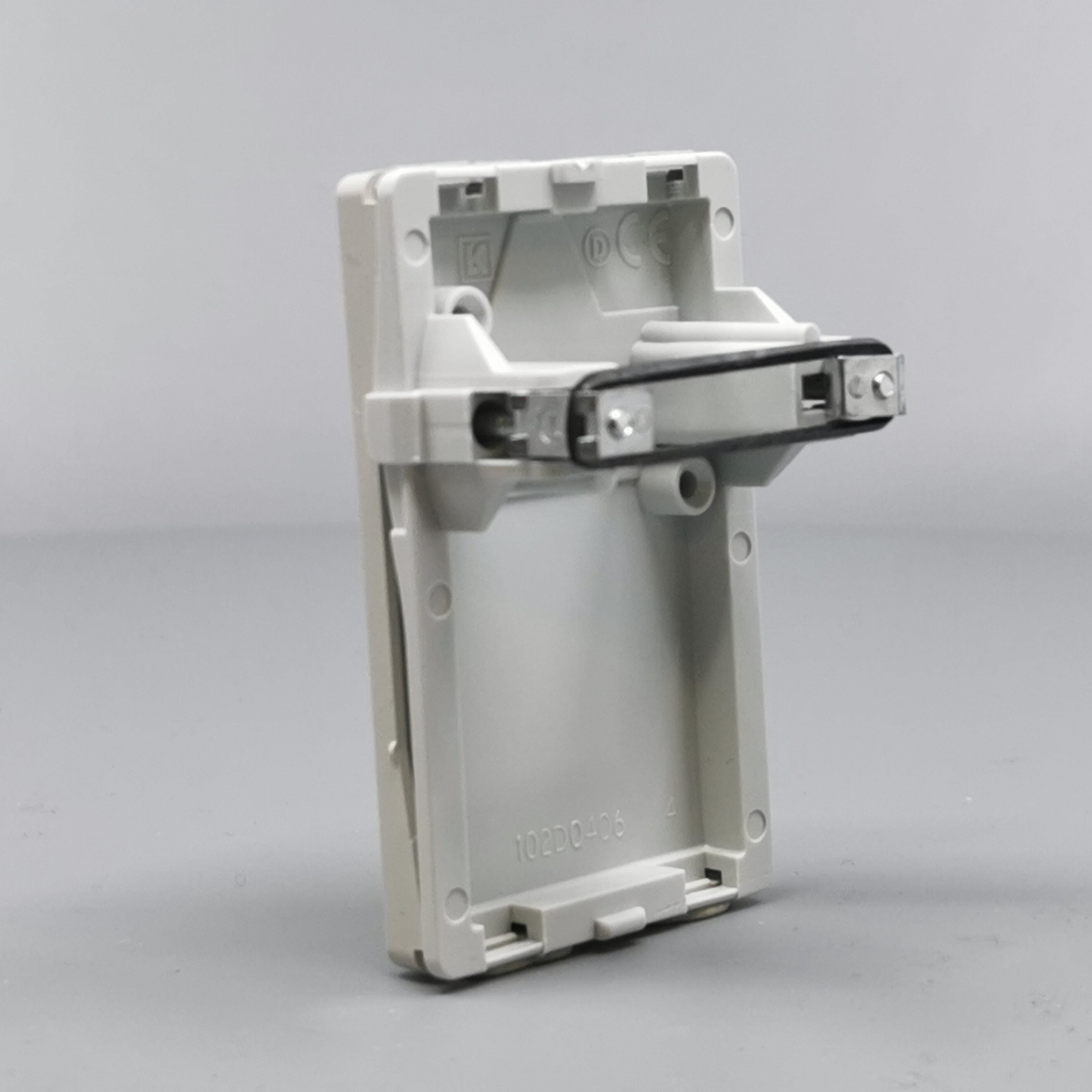 Fuga 1½ modul blænddæksel lysegrå