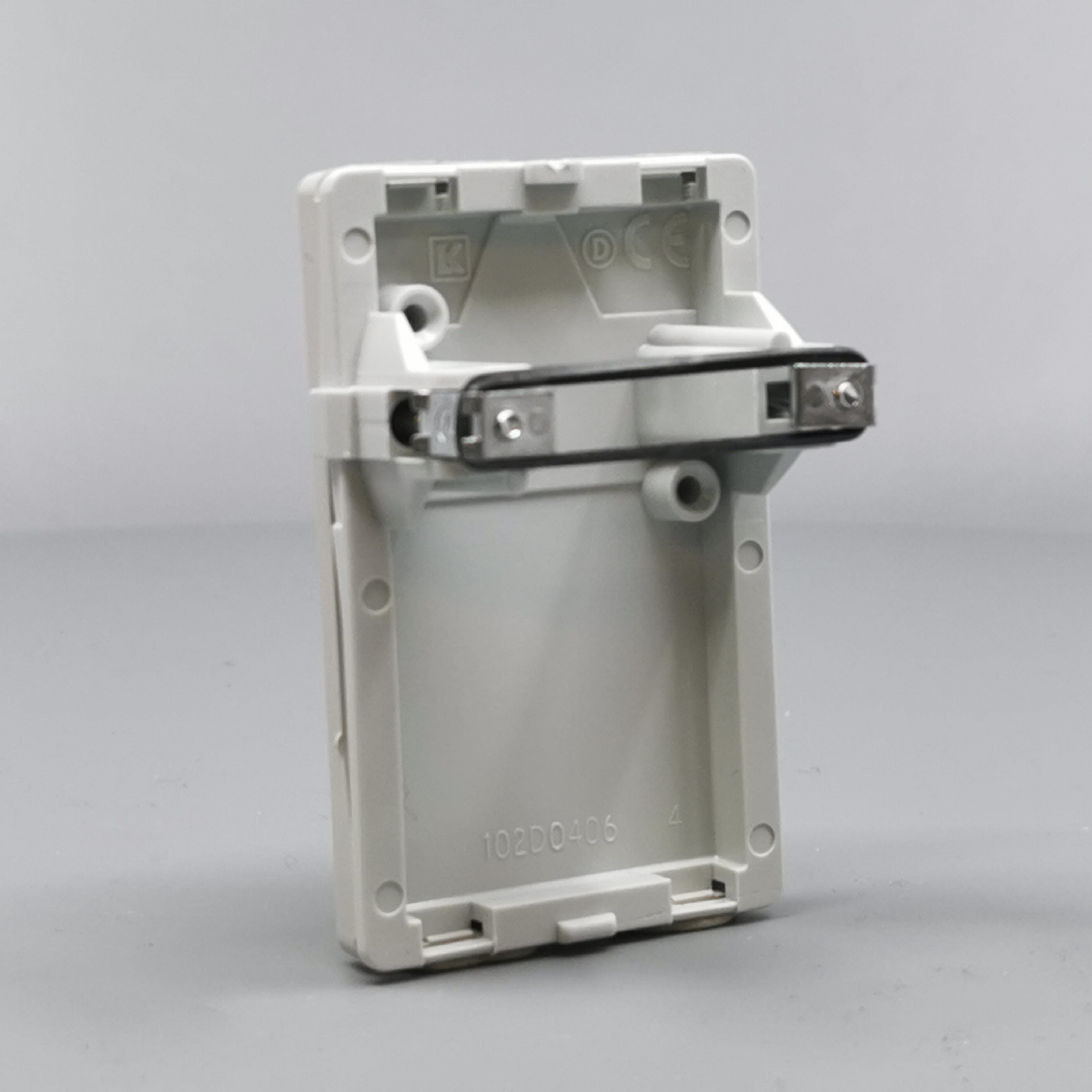 Fuga 1½ modul blænddæksel lysegrå