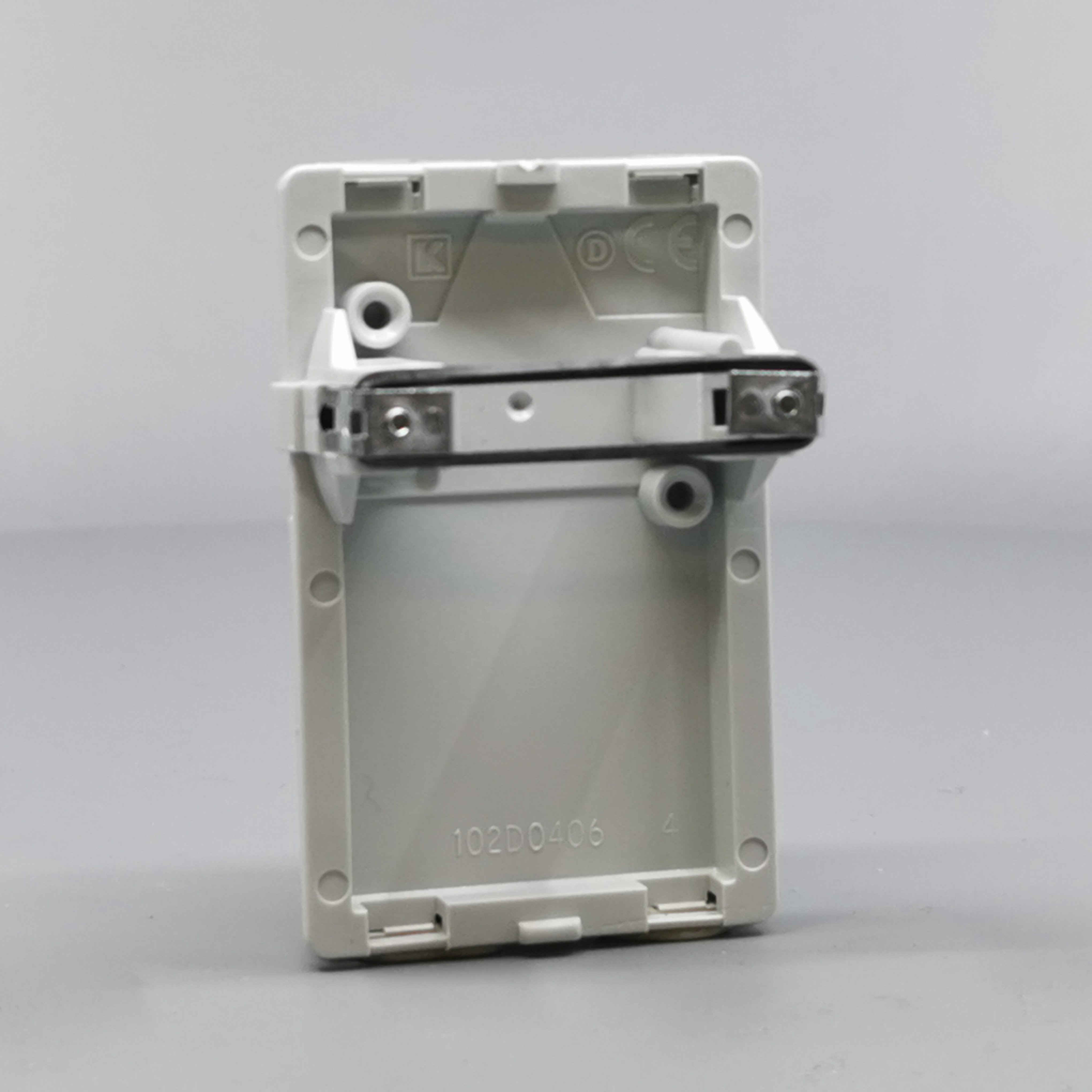 Fuga 1½ modul blænddæksel lysegrå