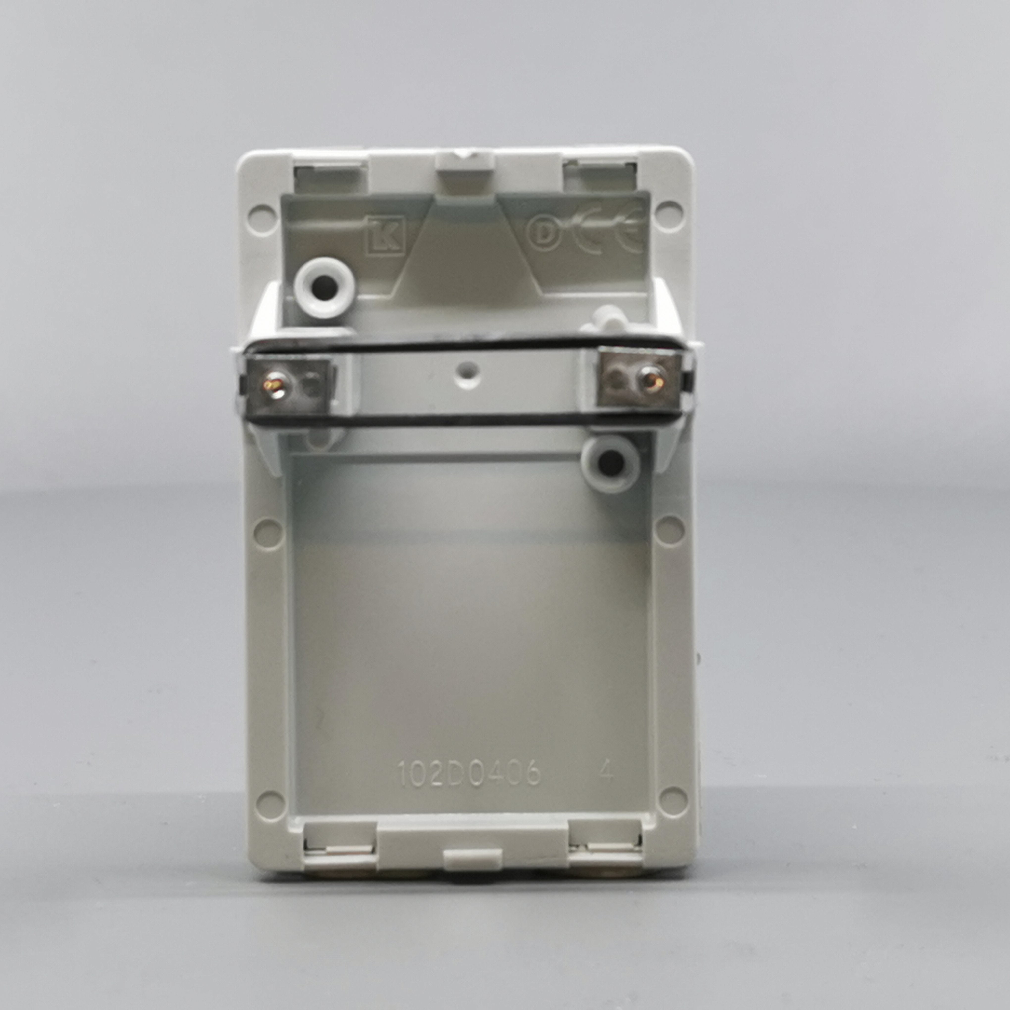 Fuga 1½ modul blænddæksel lysegrå