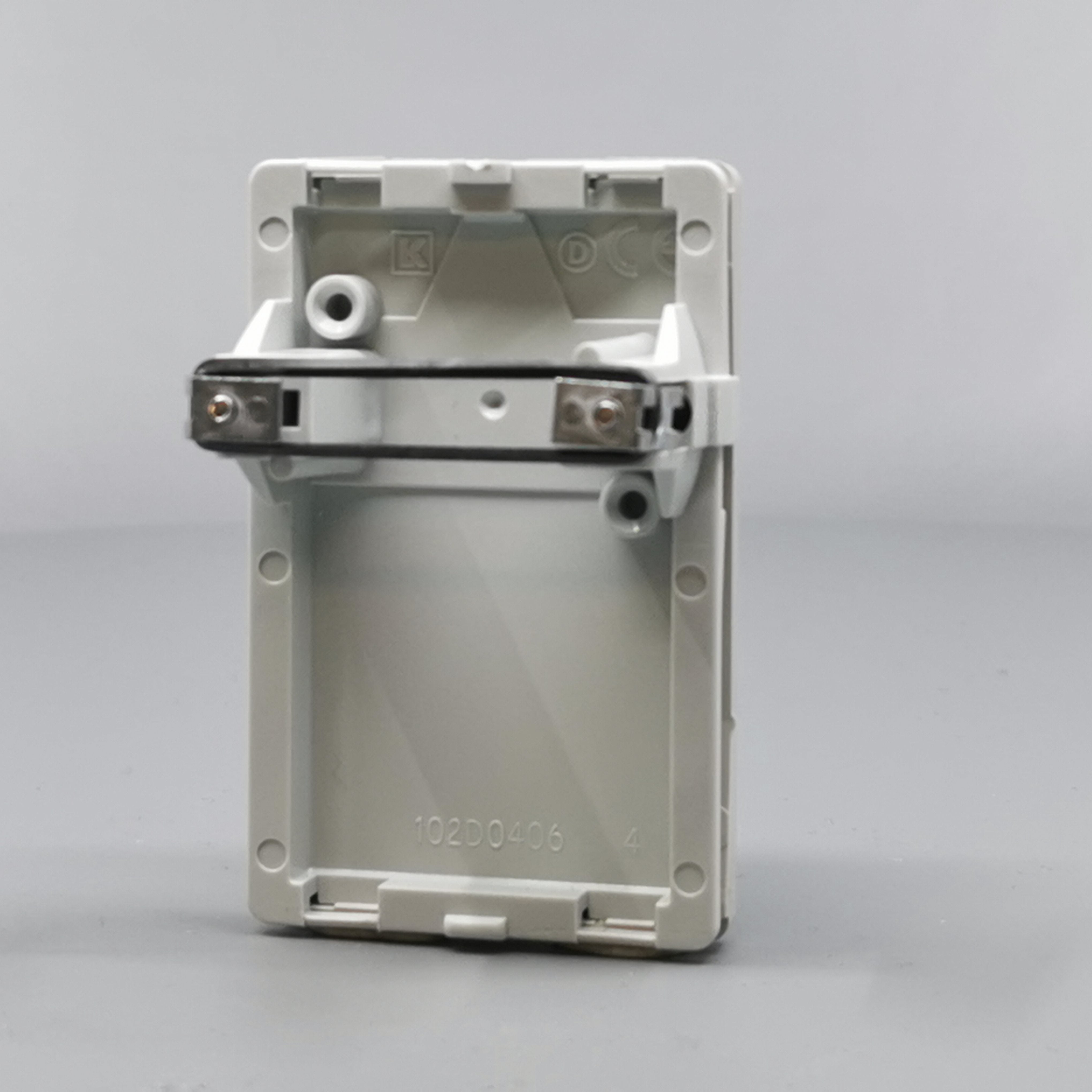 Fuga 1½ modul blænddæksel lysegrå