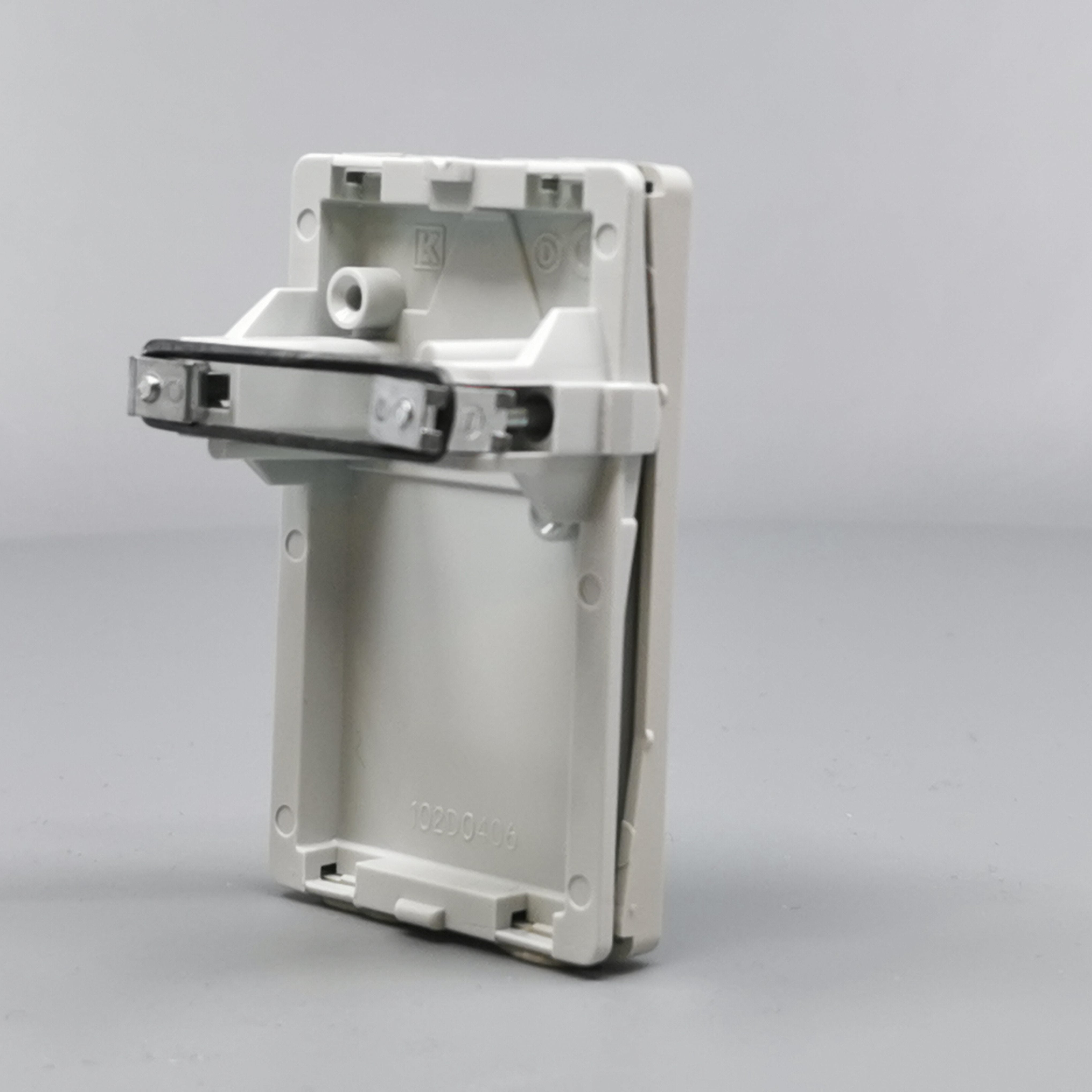 Fuga 1½ modul blænddæksel lysegrå