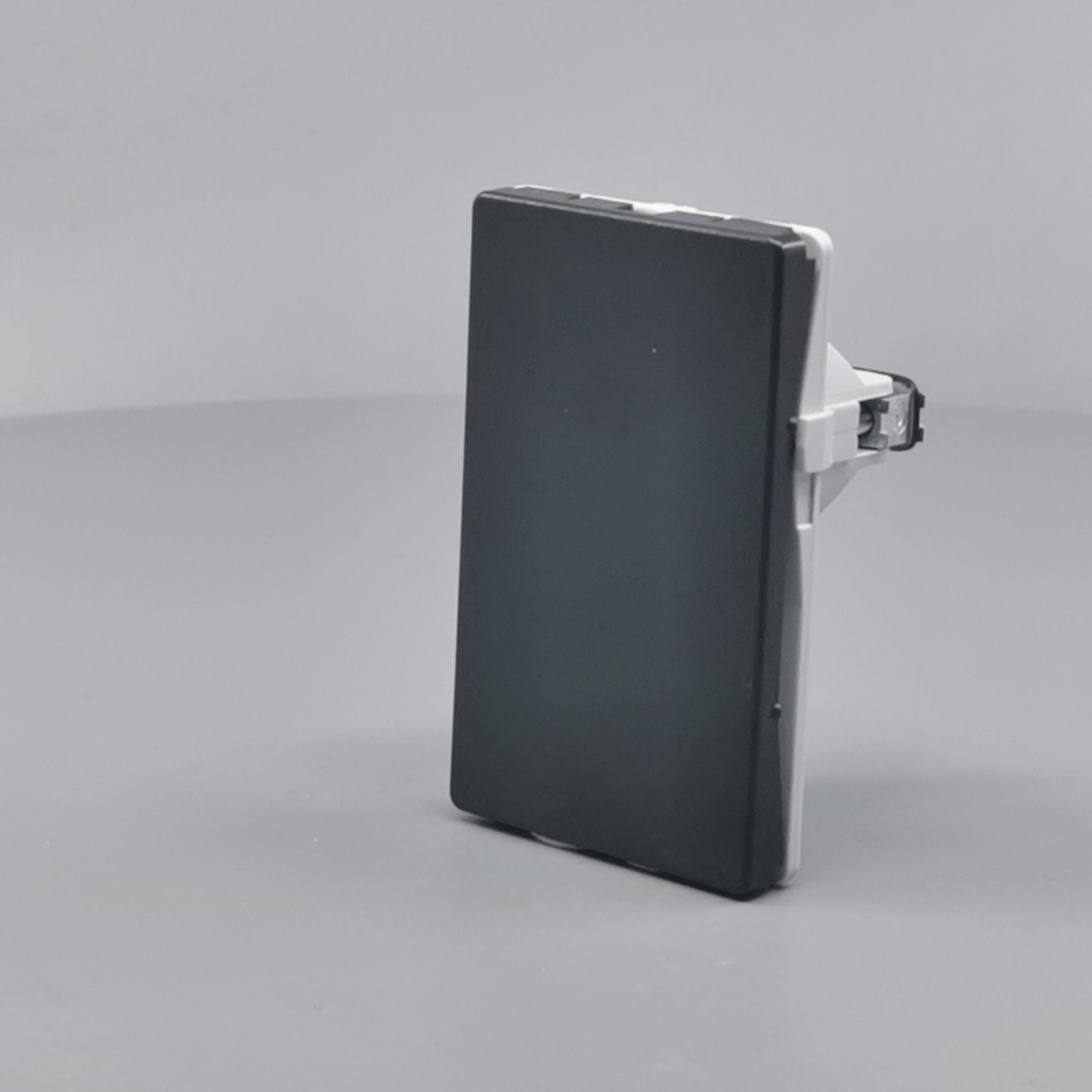 Fuga 1½ modul blænddæksel koksgrå