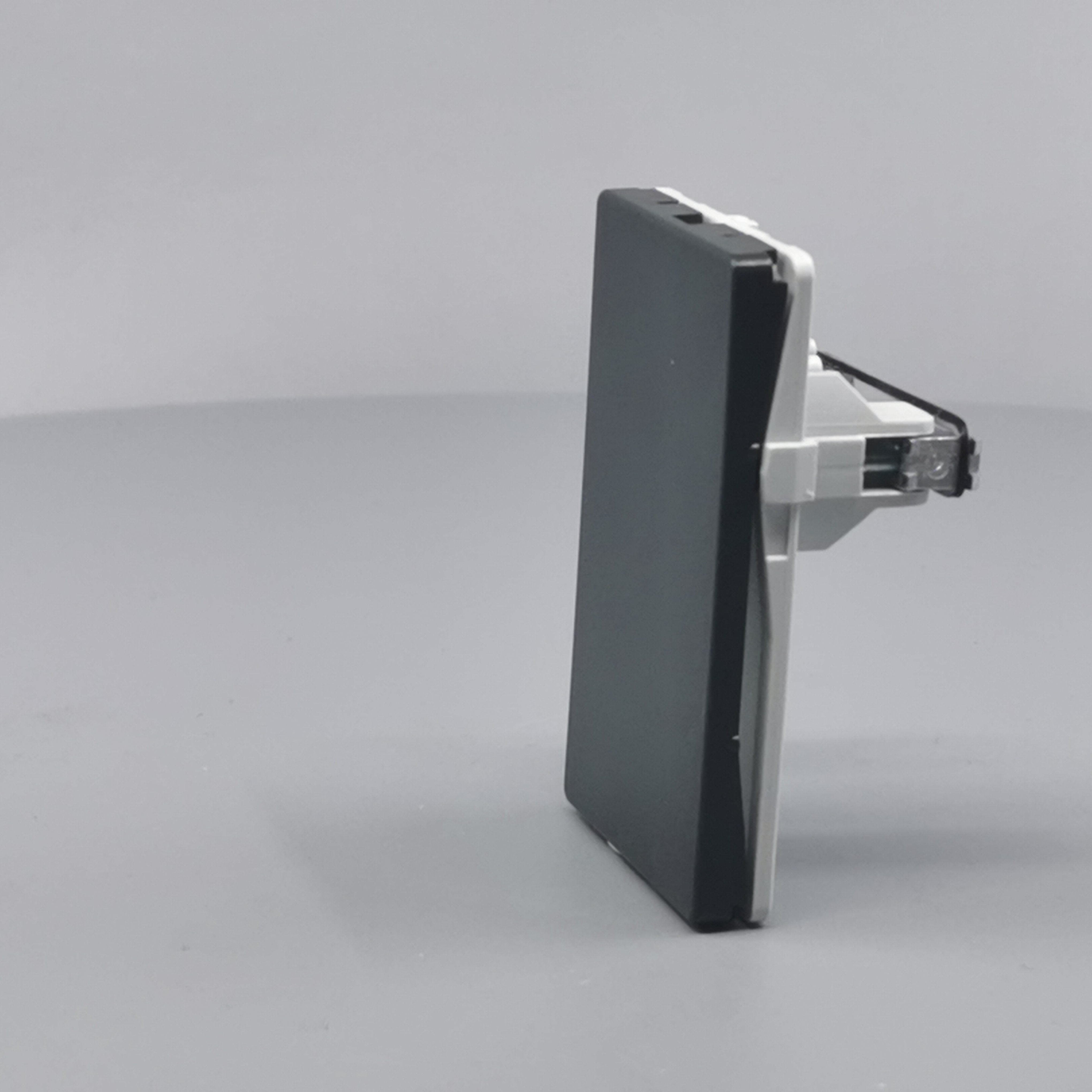 Fuga 1½ modul blænddæksel koksgrå