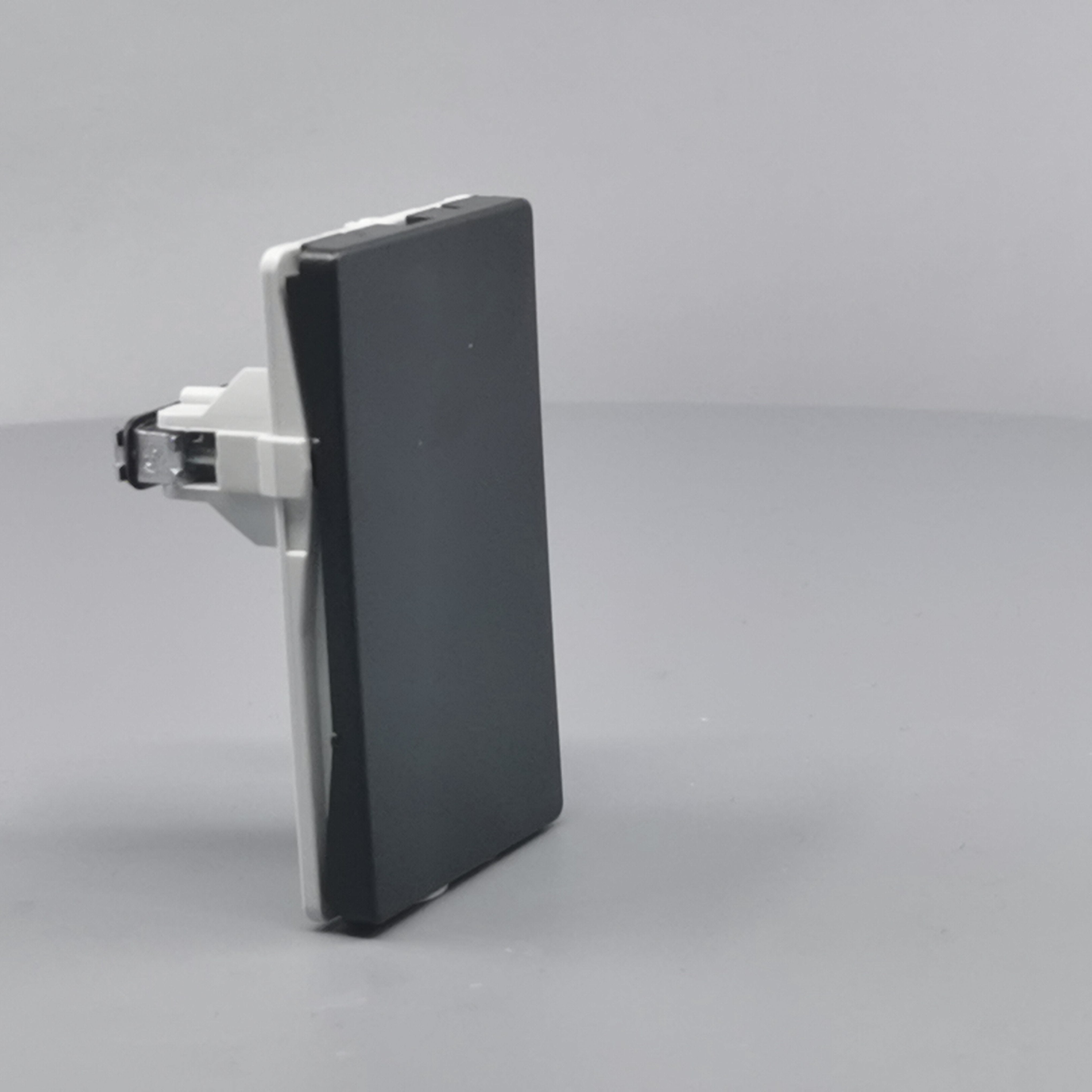 Fuga 1½ modul blænddæksel koksgrå