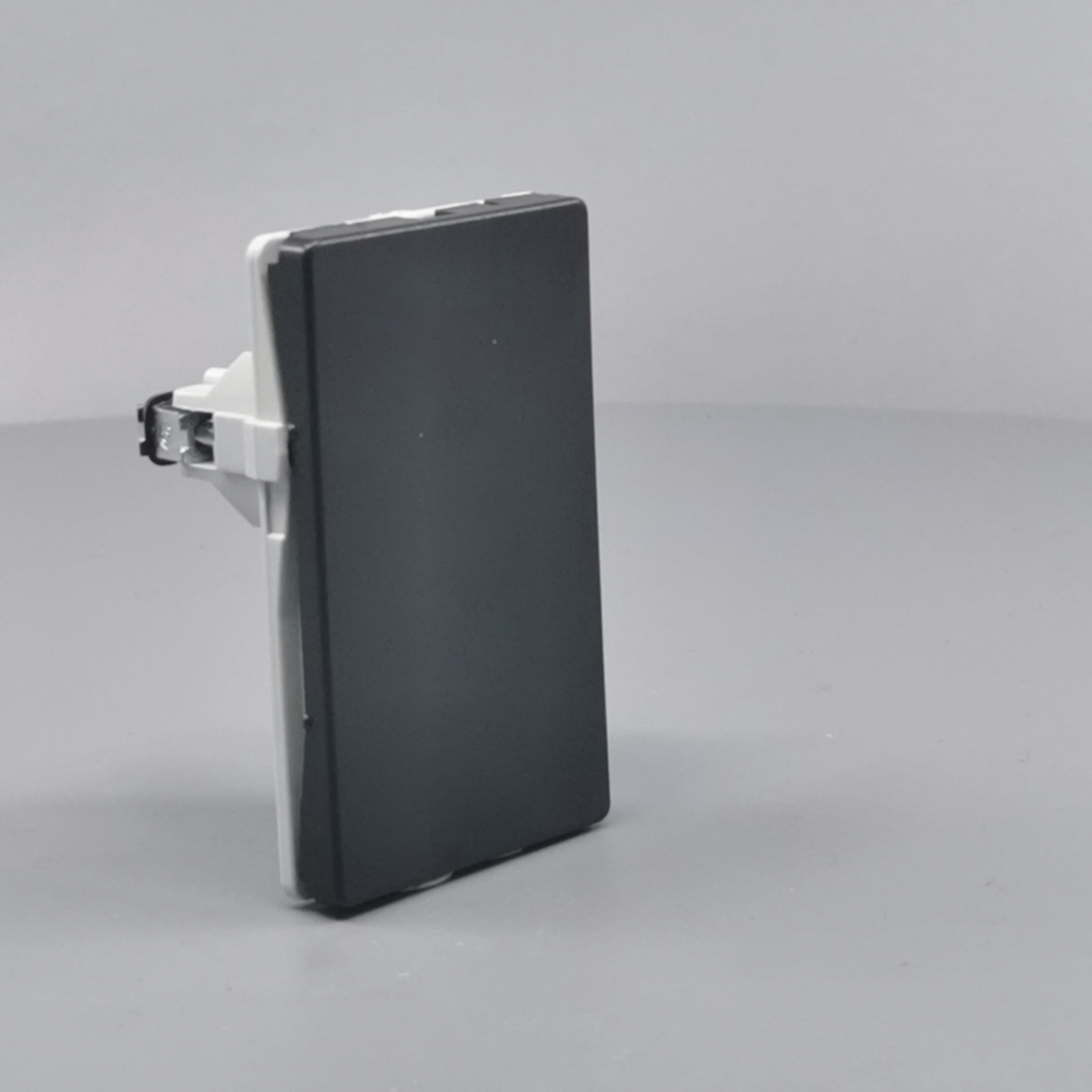 Fuga 1½ modul blænddæksel koksgrå