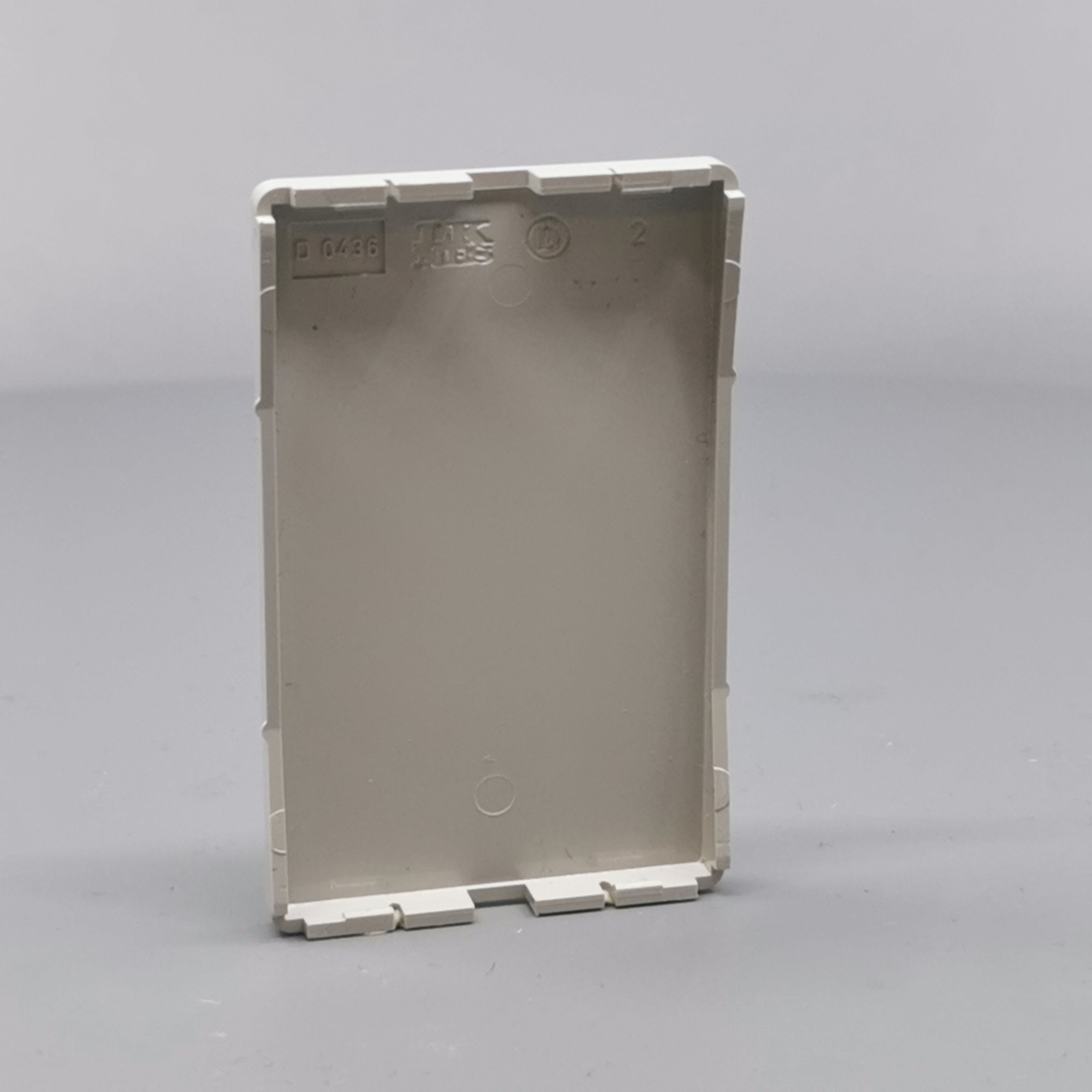 Fuga Afdækning 1½ modul for blænddæksel lysegrå