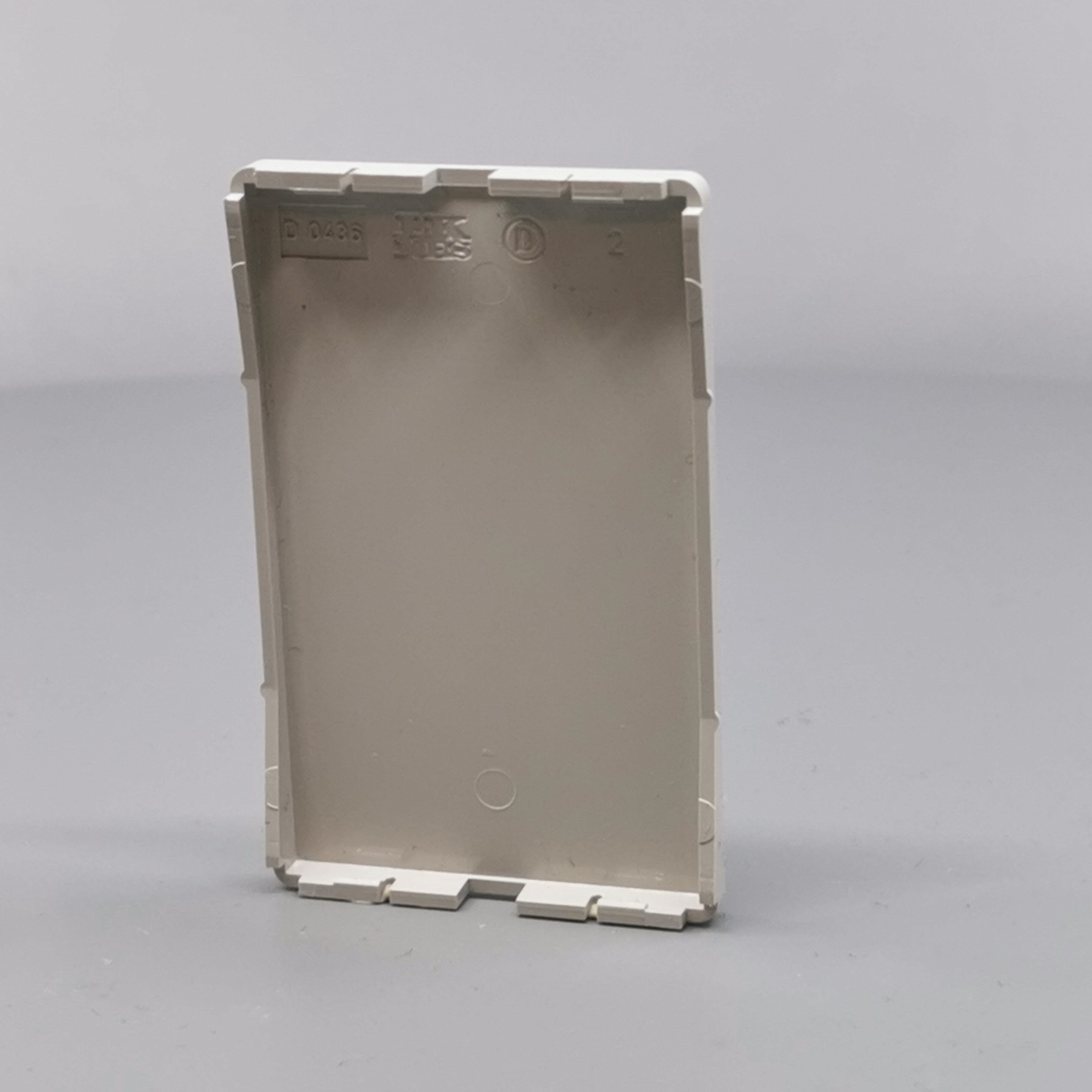 Fuga Afdækning 1½ modul for blænddæksel lysegrå