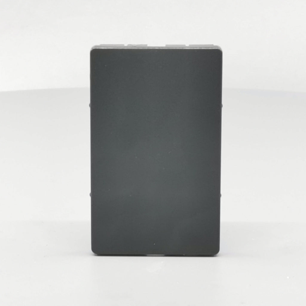 Fuga Afdækning 1½ modul for blænddæksel koksgrå