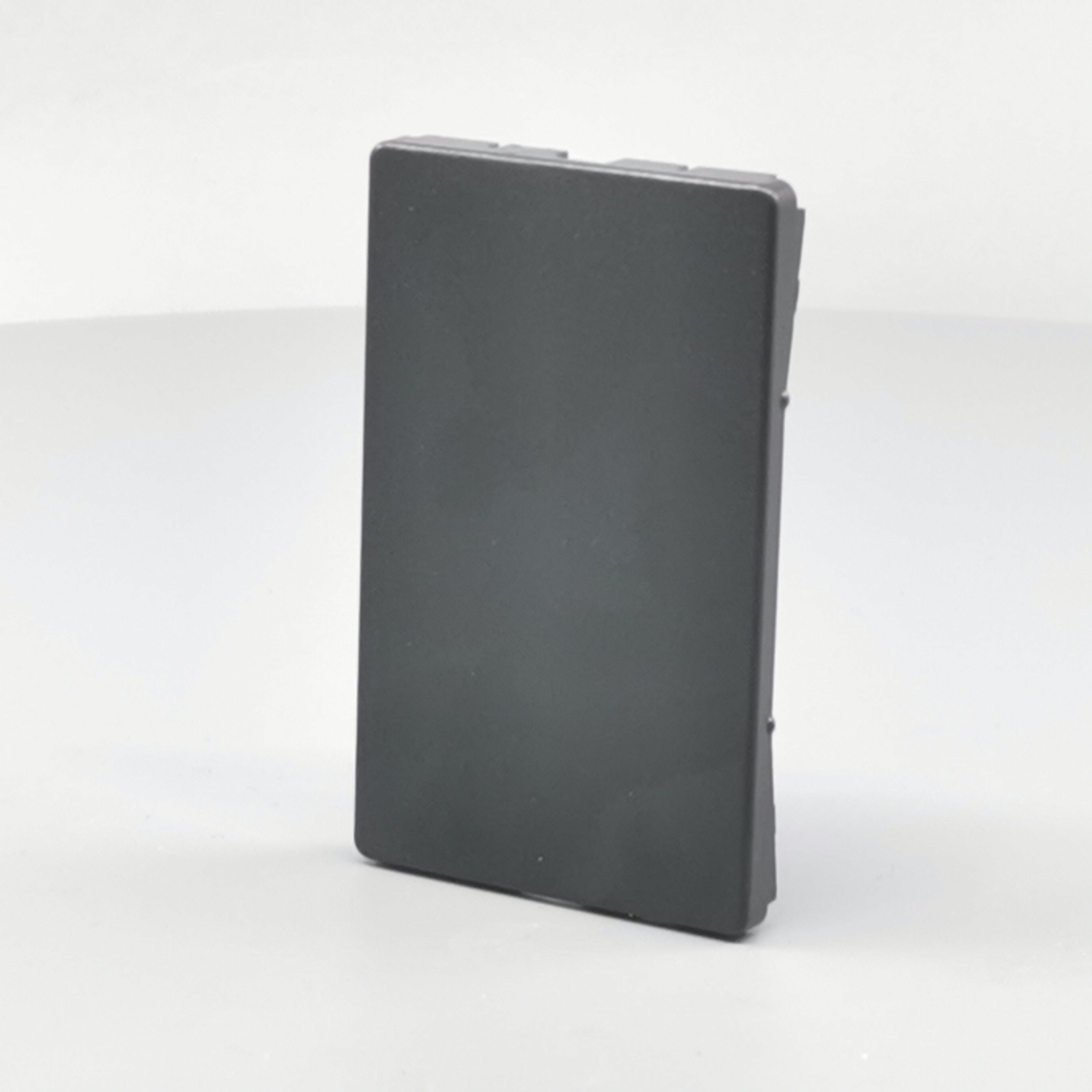 Fuga Afdækning 1½ modul for blænddæksel koksgrå