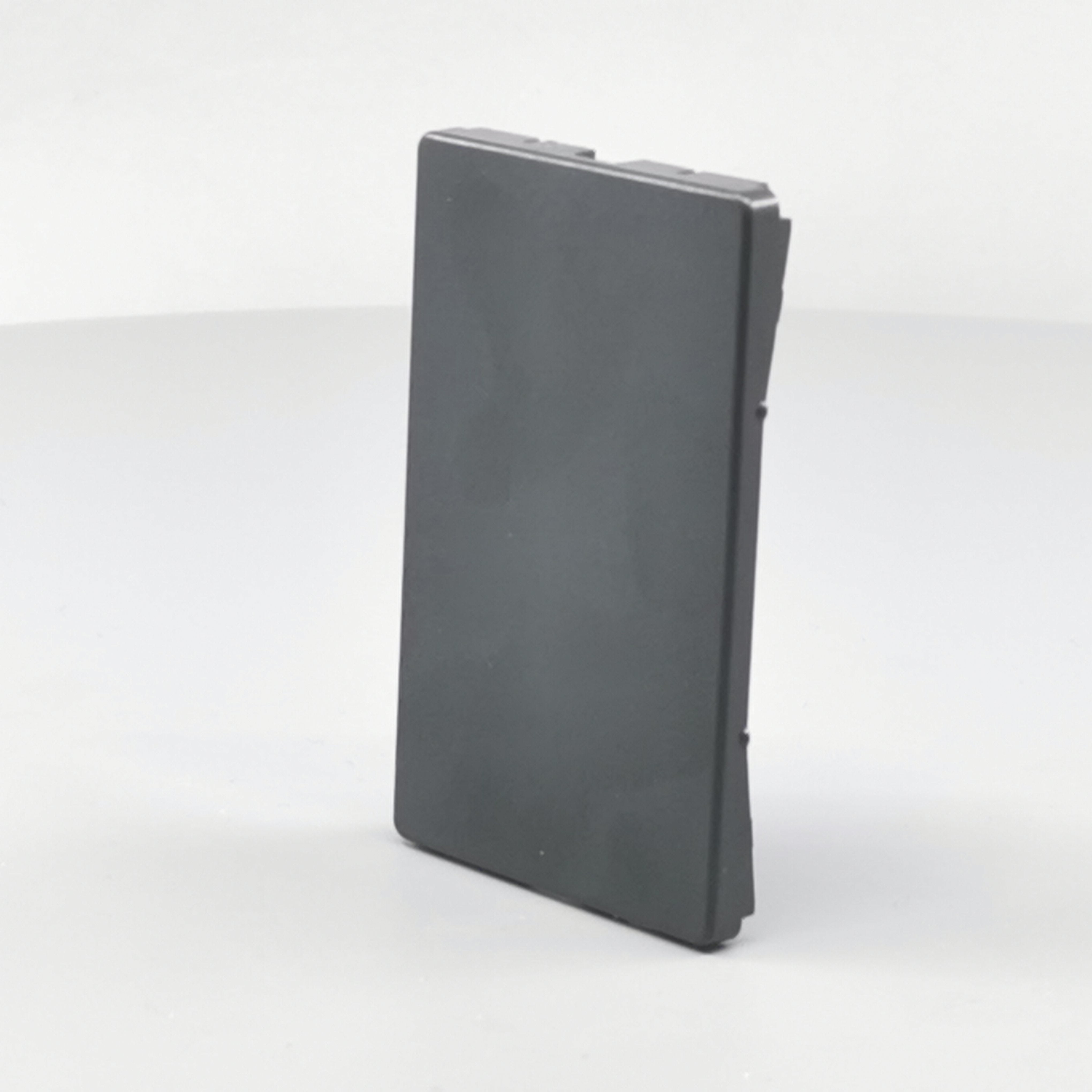 Fuga Afdækning 1½ modul for blænddæksel koksgrå