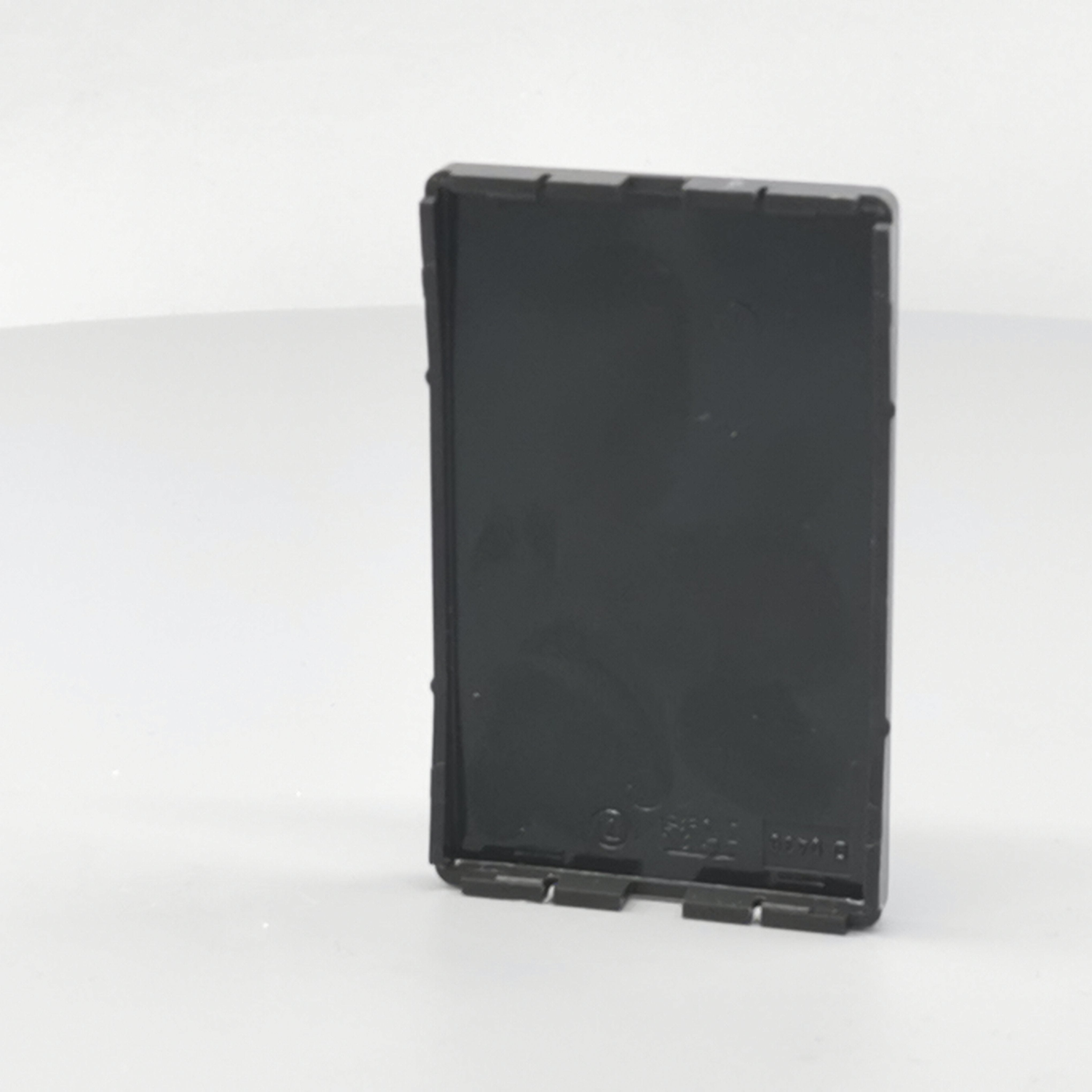 Fuga Afdækning 1½ modul for blænddæksel koksgrå