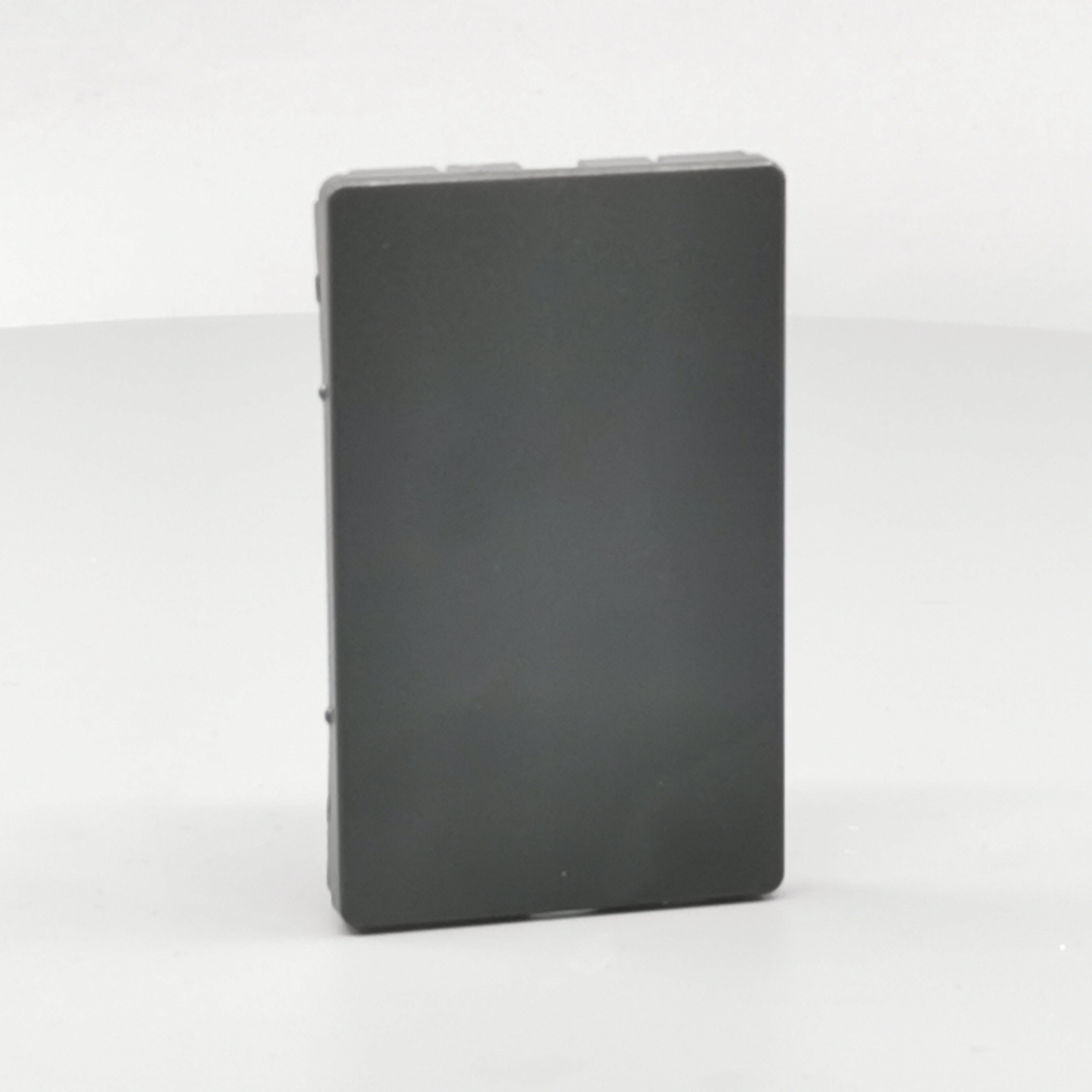 Fuga Afdækning 1½ modul for blænddæksel koksgrå