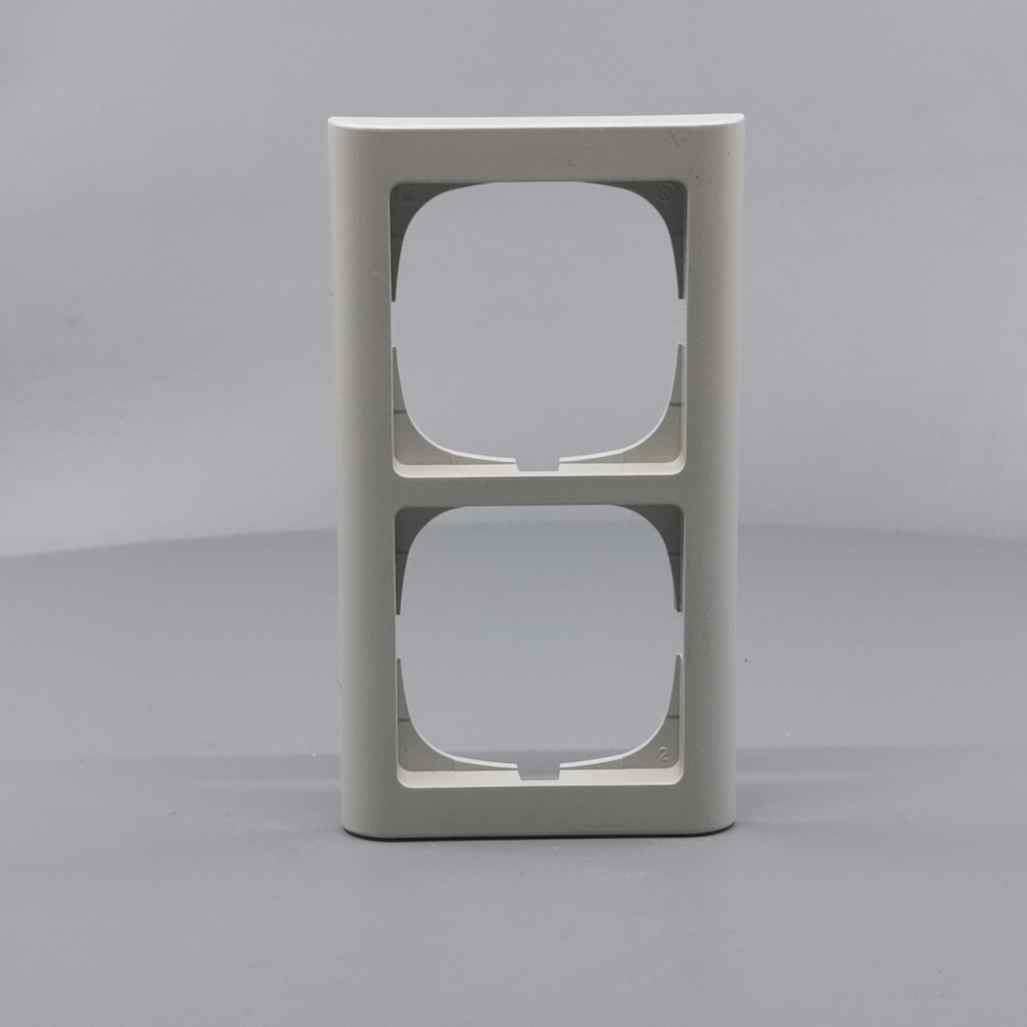 LK Fuga ramme Softline 63 2m lodret - lysegrå