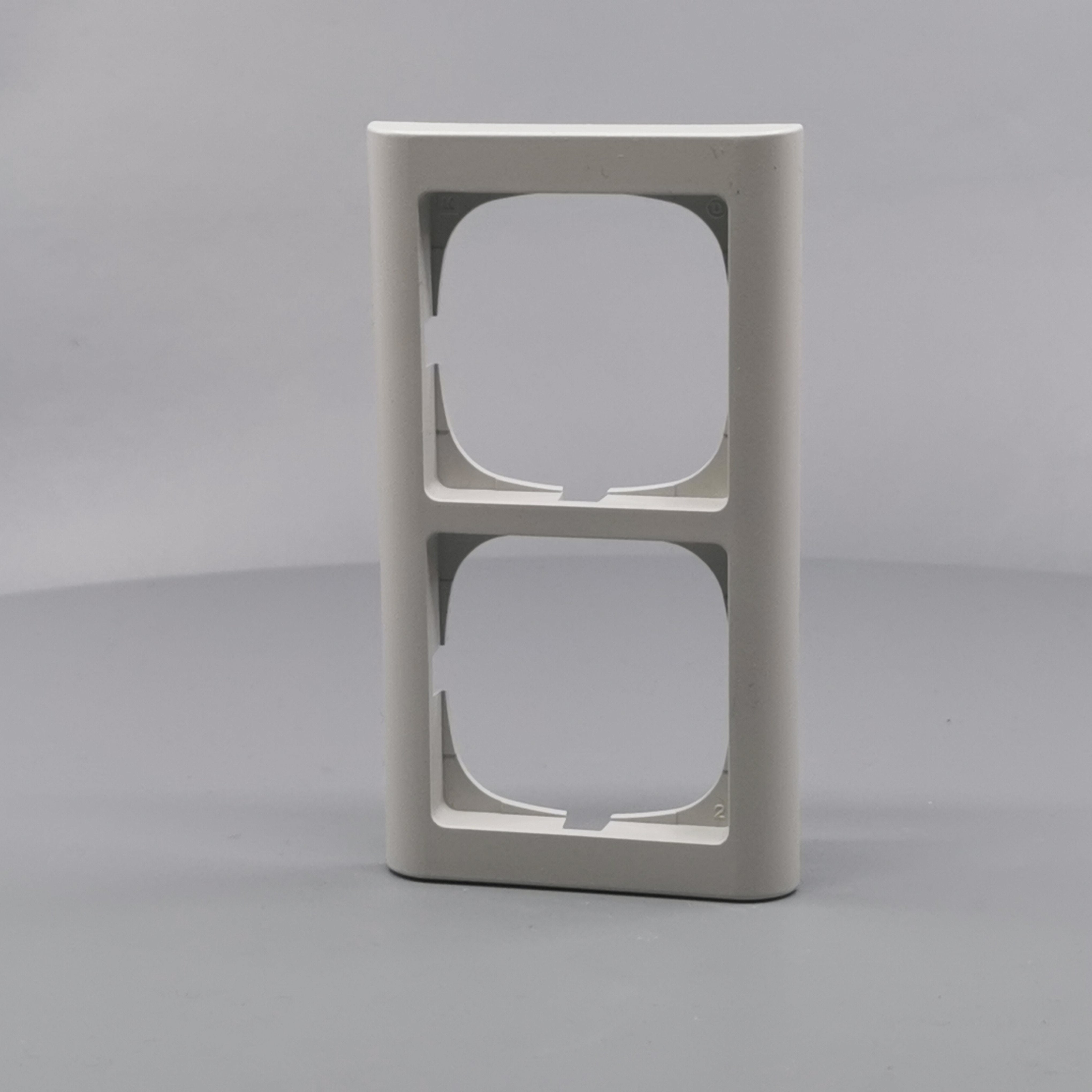 LK Fuga ramme Softline 63 2m lodret - lysegrå