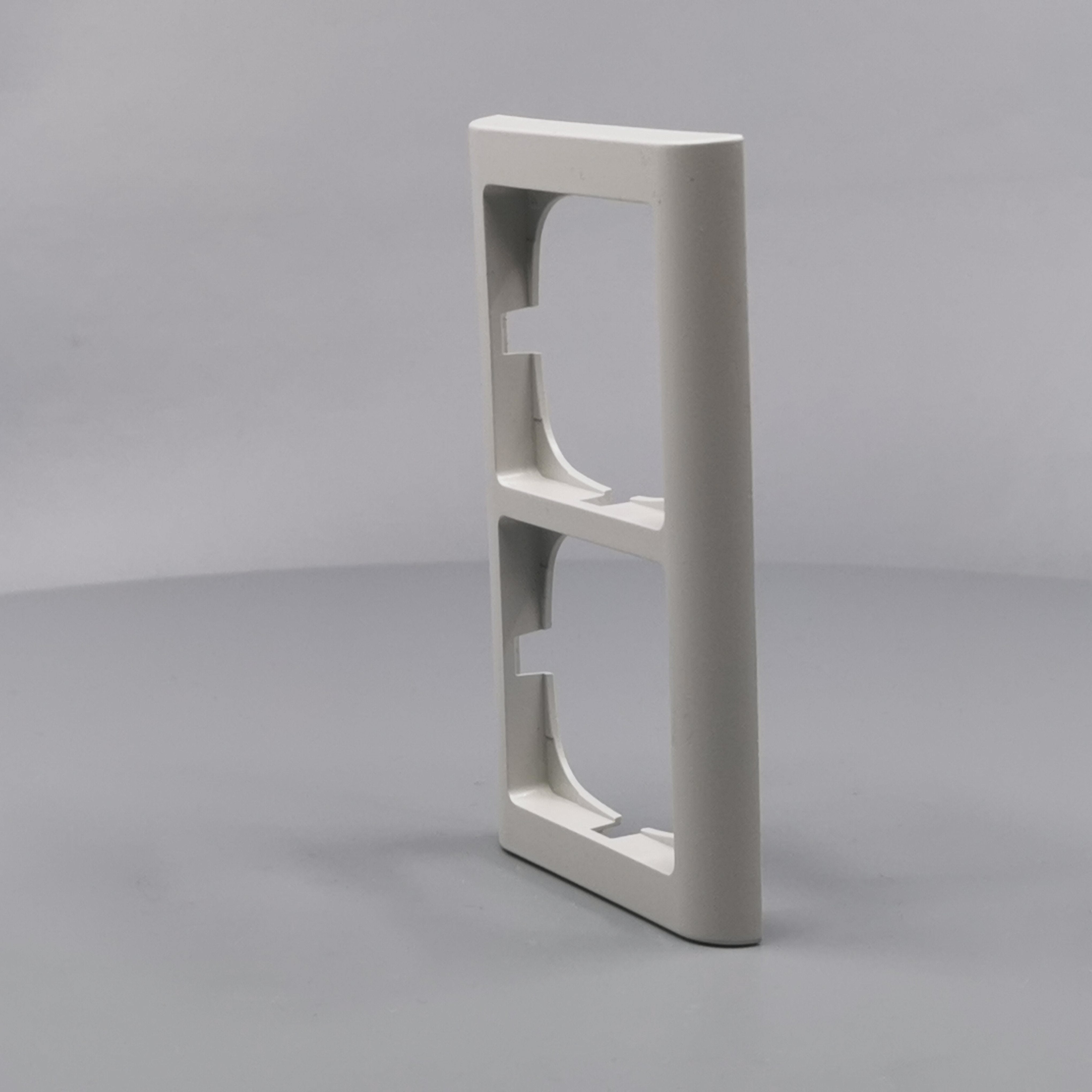 LK Fuga ramme Softline 63 2m lodret - lysegrå