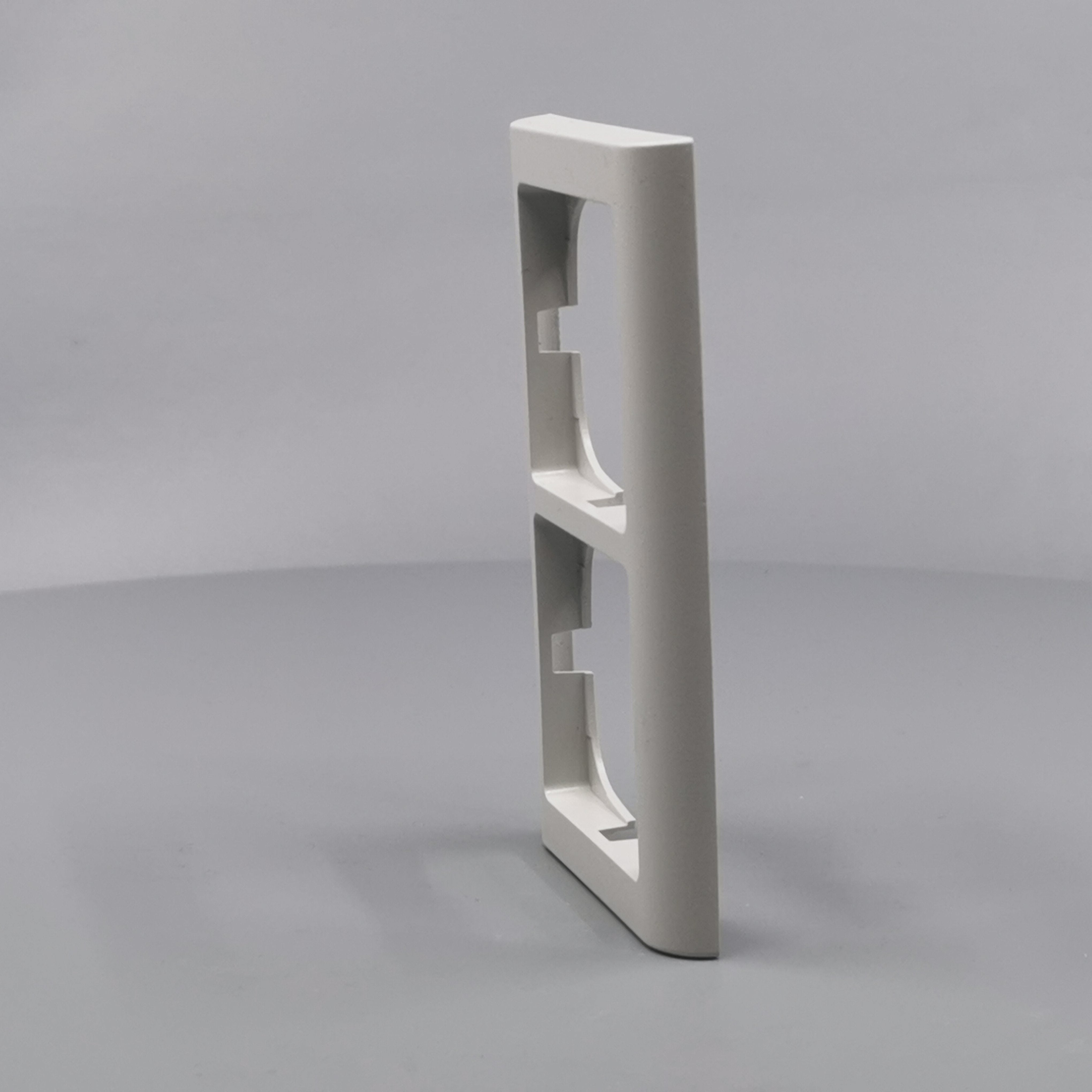 LK Fuga ramme Softline 63 2m lodret - lysegrå