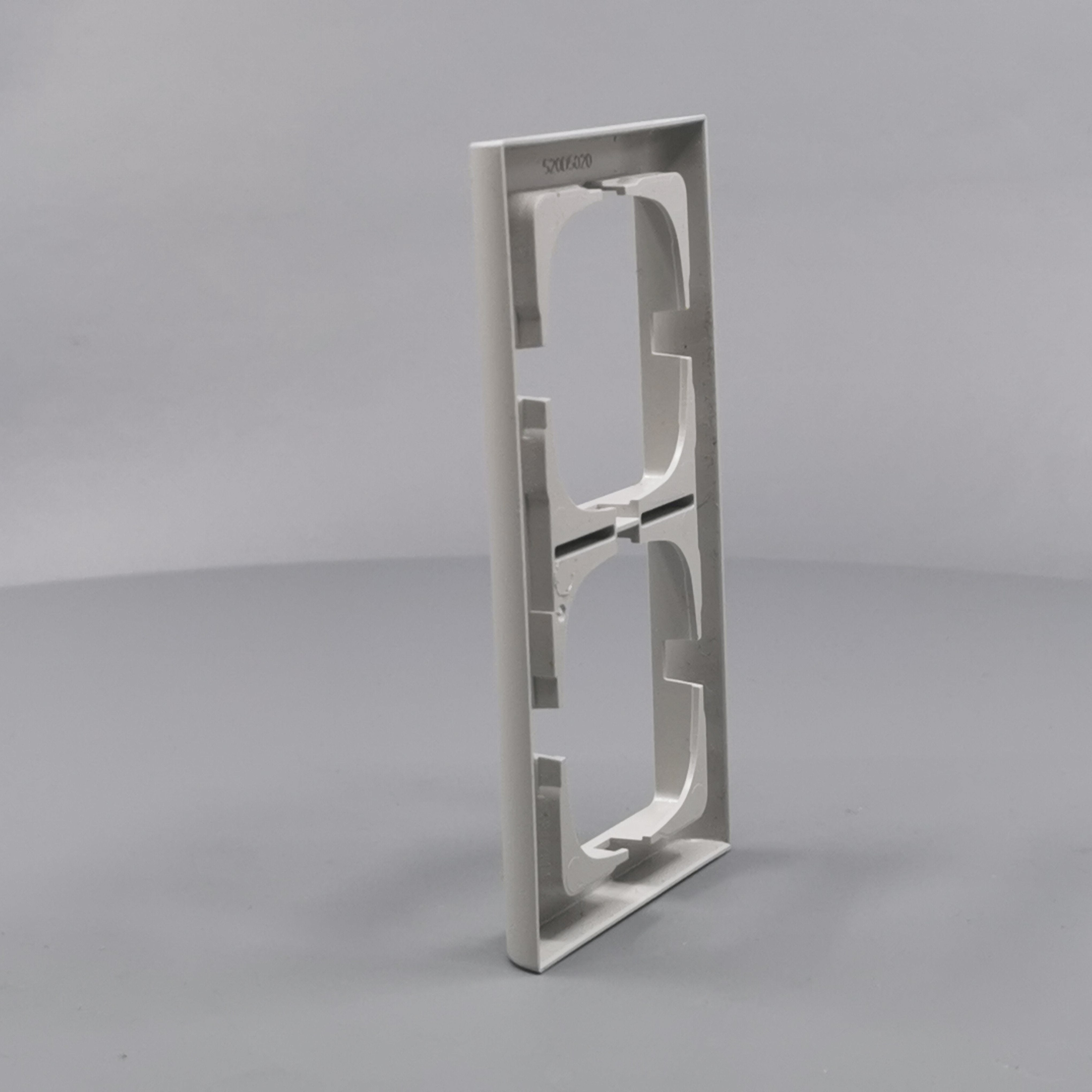 LK Fuga ramme Softline 63 2m lodret - lysegrå