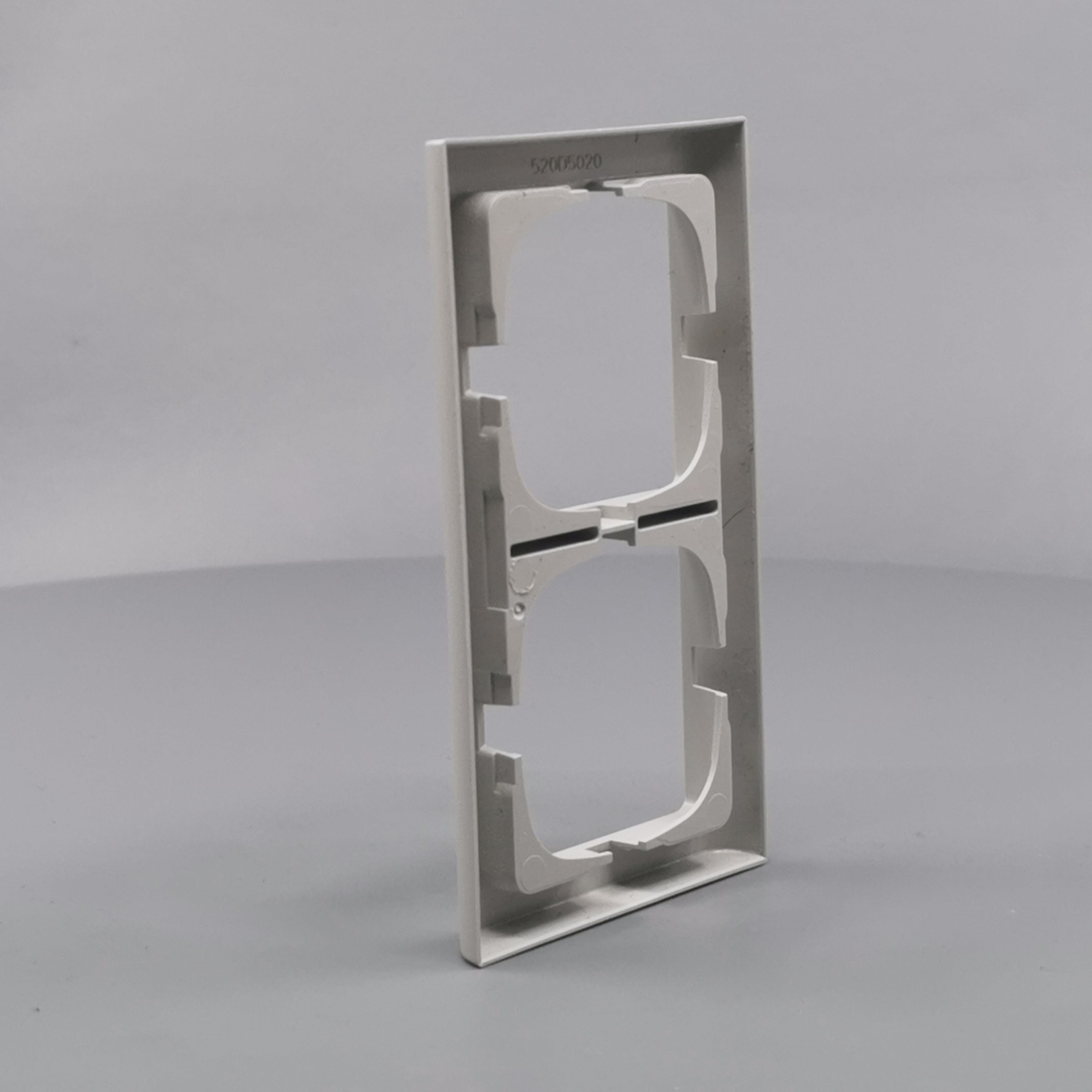 LK Fuga ramme Softline 63 2m lodret - lysegrå