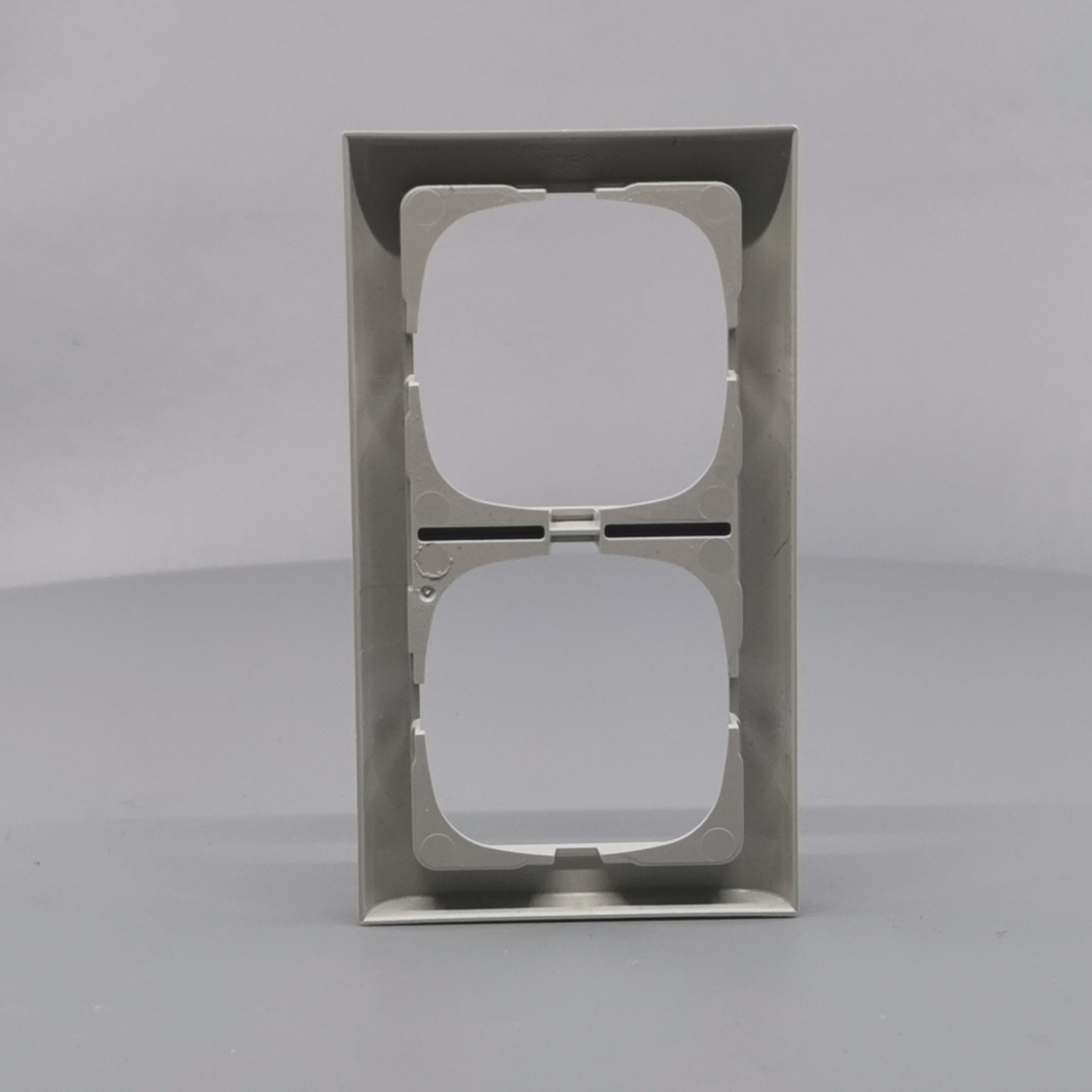 LK Fuga ramme Softline 63 2m lodret - lysegrå