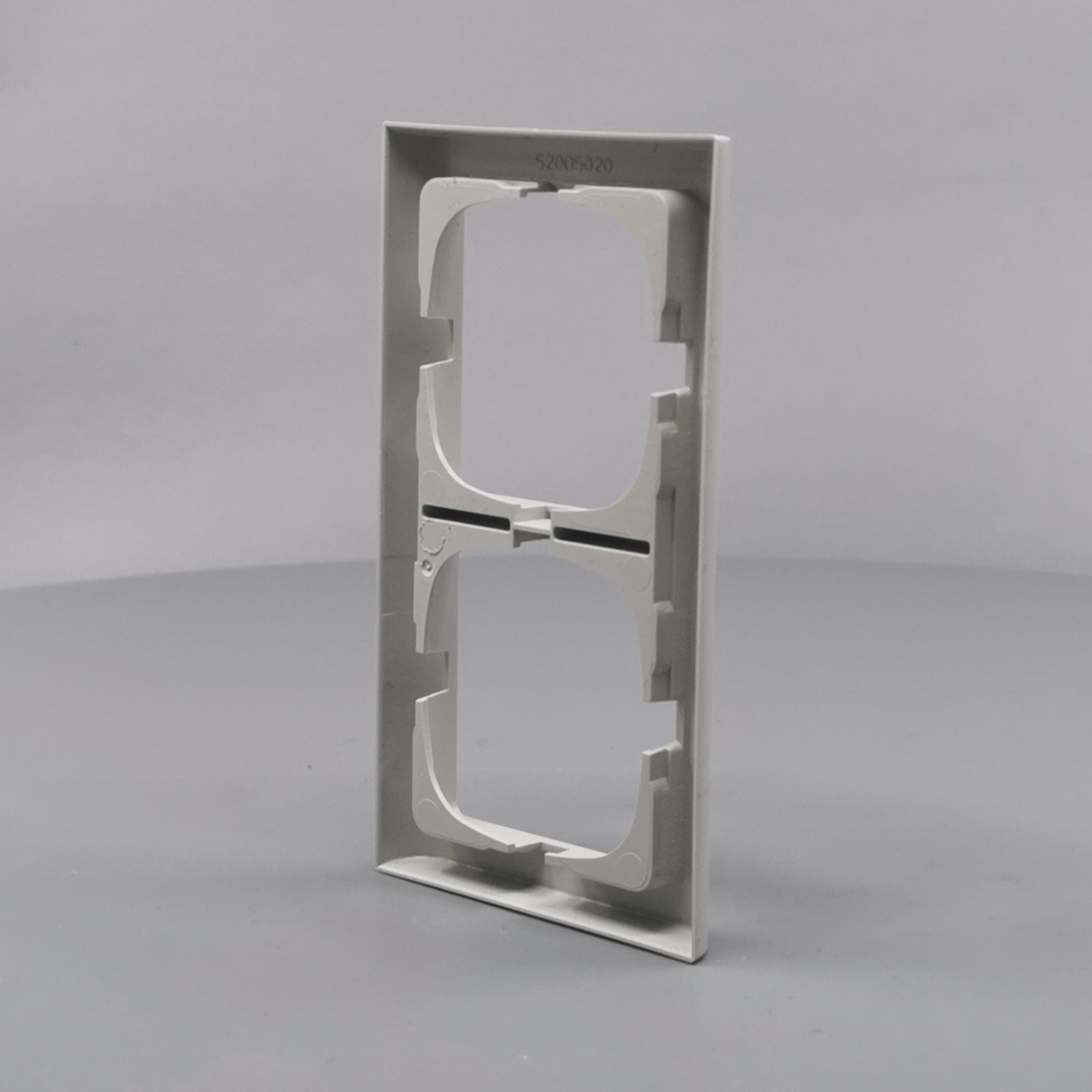 LK Fuga ramme Softline 63 2m lodret - lysegrå