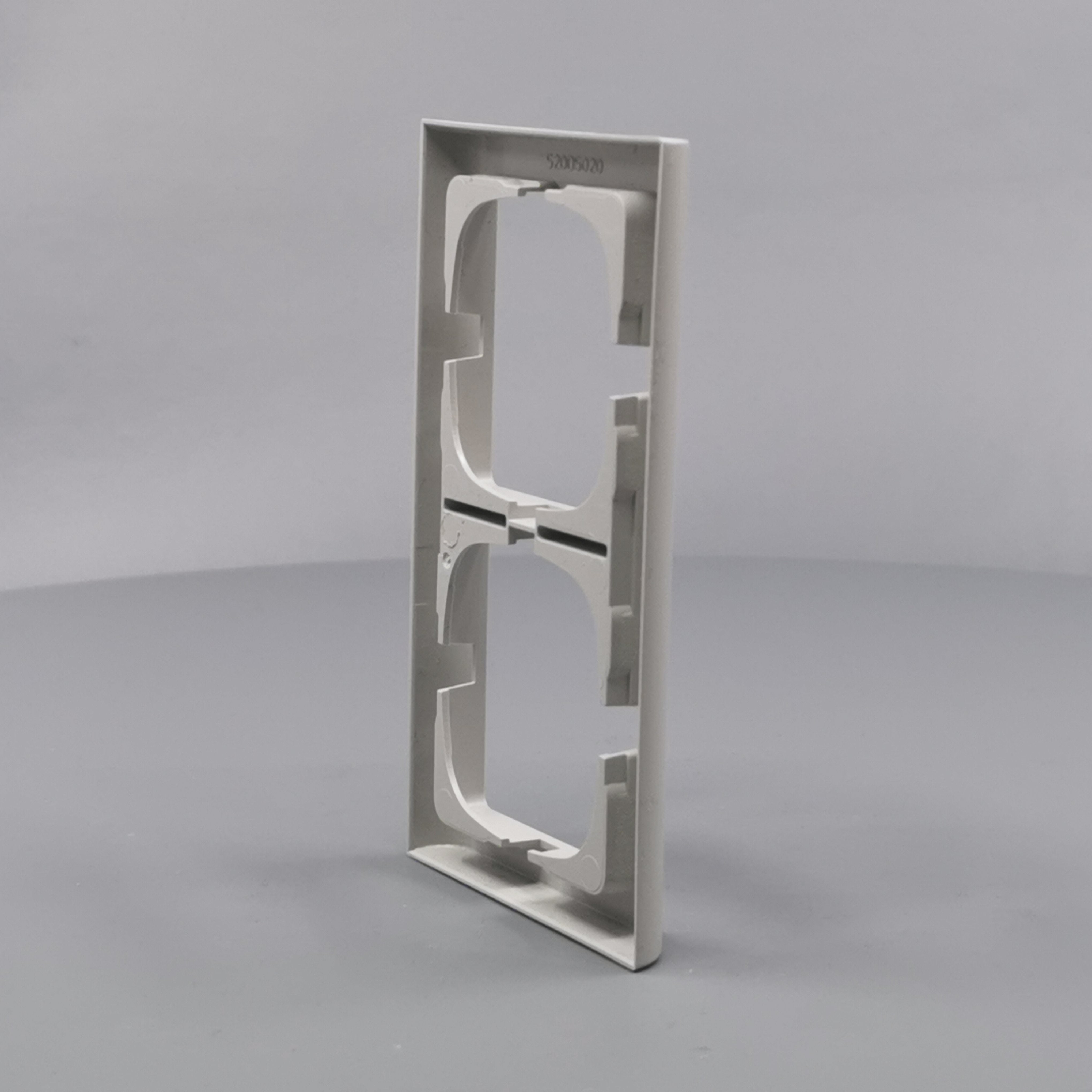 LK Fuga ramme Softline 63 2m lodret - lysegrå