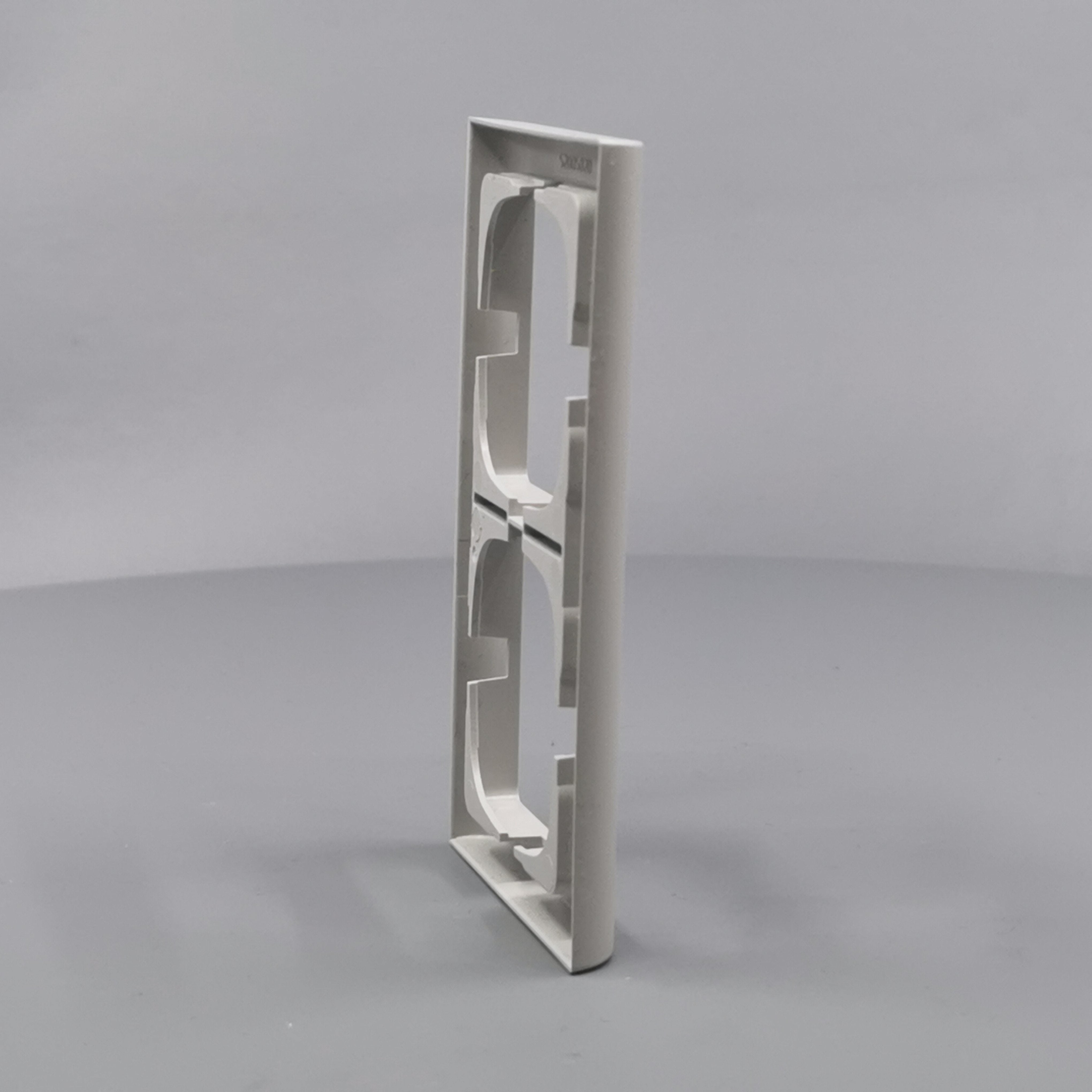 LK Fuga ramme Softline 63 2m lodret - lysegrå