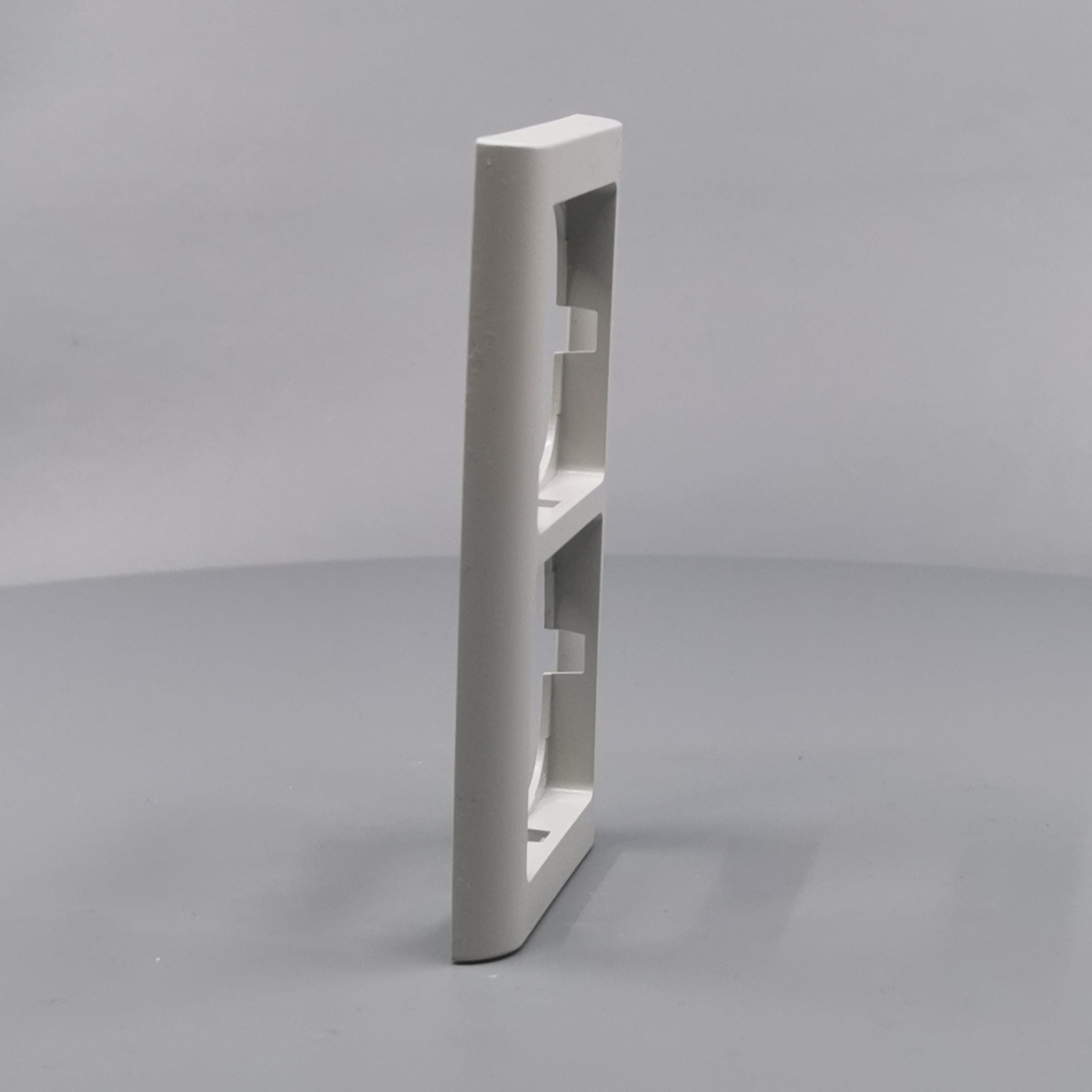 LK Fuga ramme Softline 63 2m lodret - lysegrå