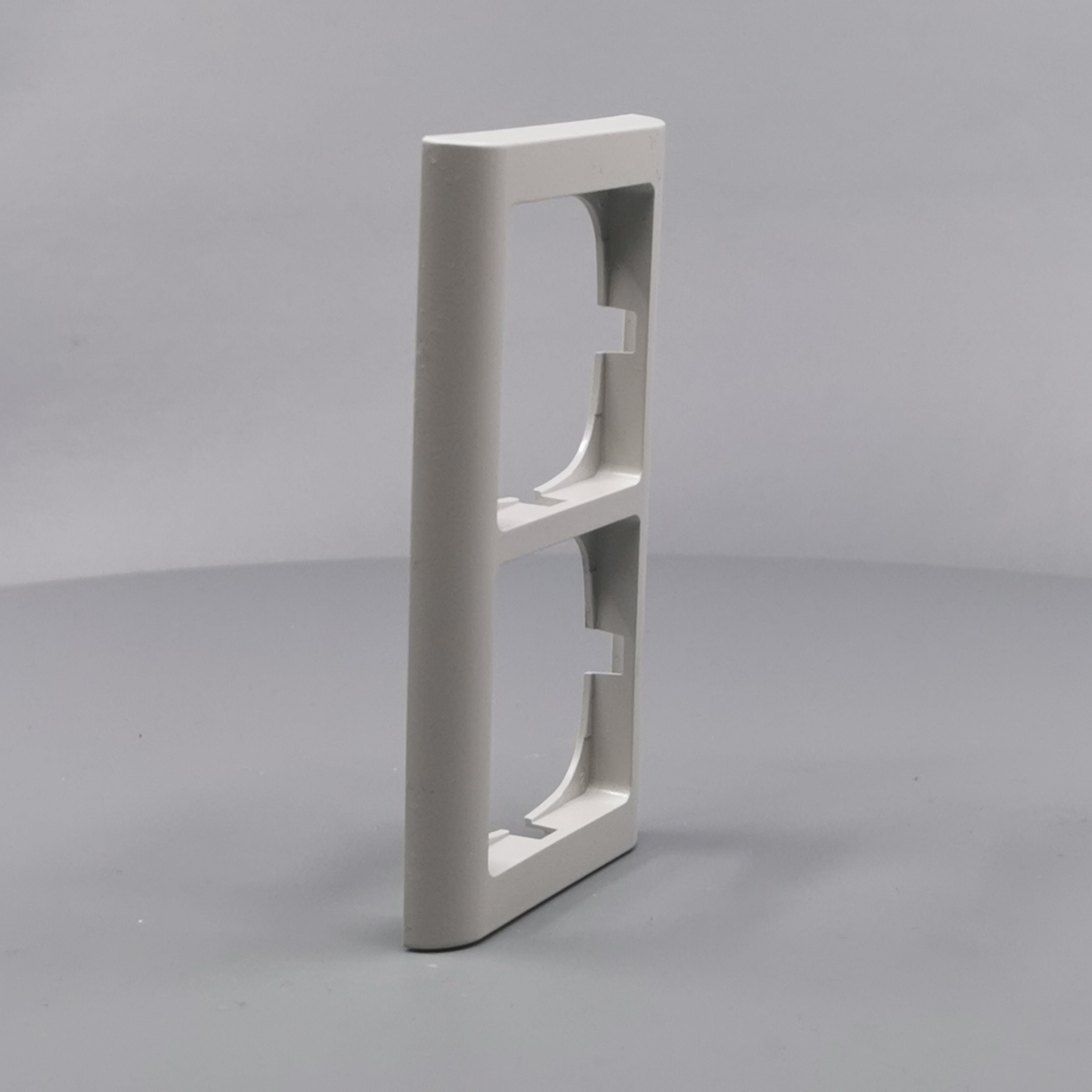 LK Fuga ramme Softline 63 2m lodret - lysegrå