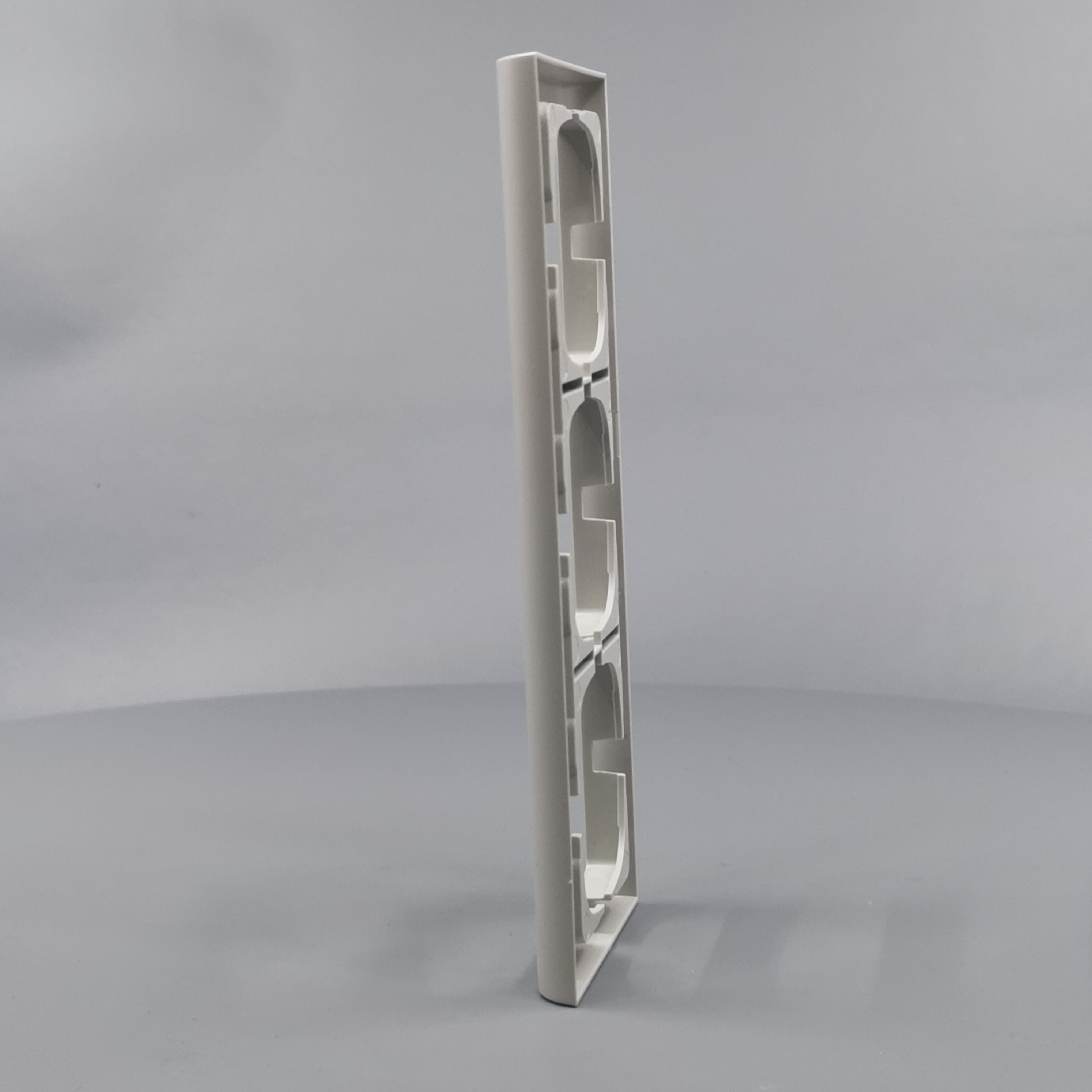 LK Fuga ramme Softline 63 3m - lysegrå