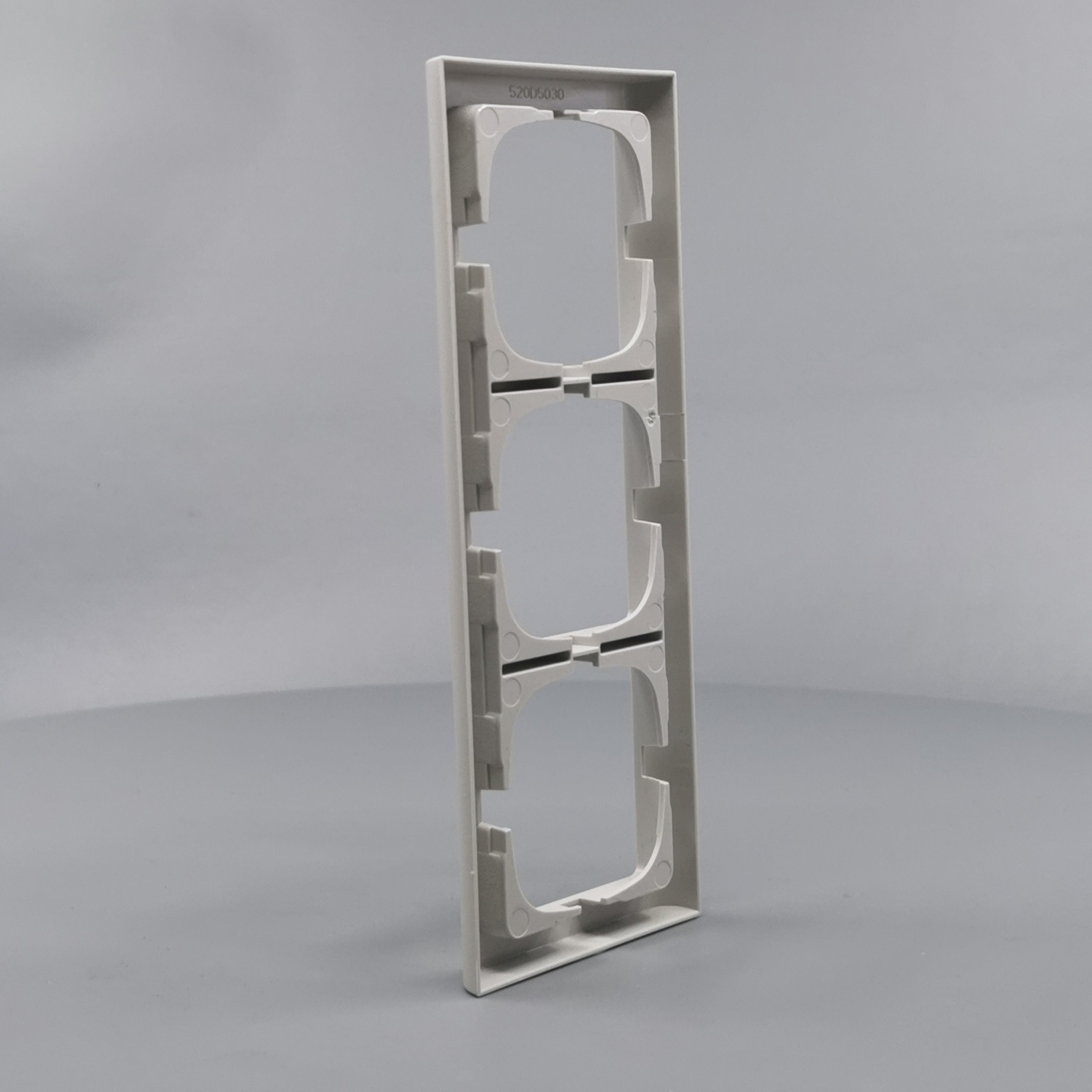 LK Fuga ramme Softline 63 3m - lysegrå