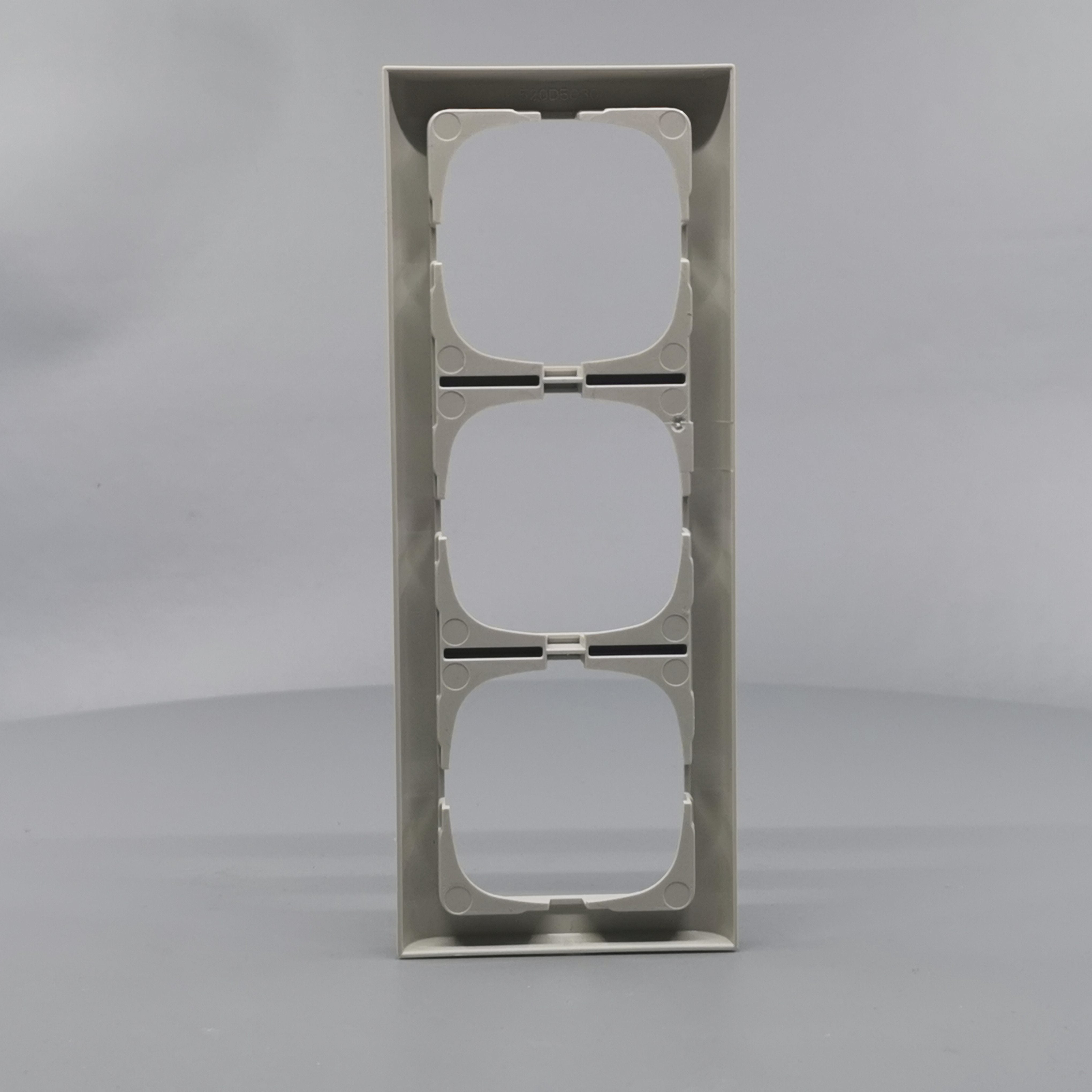 LK Fuga ramme Softline 63 3m - lysegrå