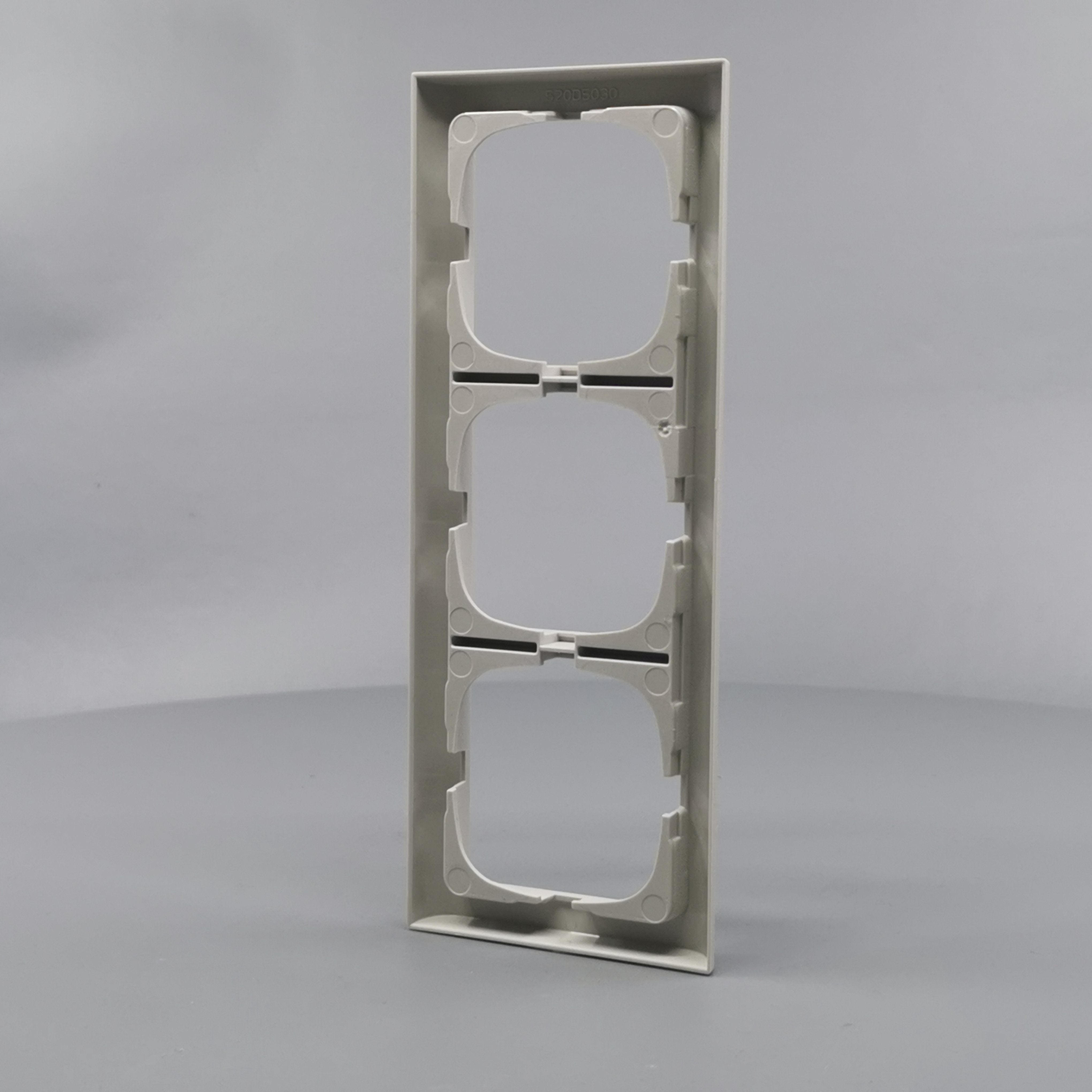 LK Fuga ramme Softline 63 3m - lysegrå