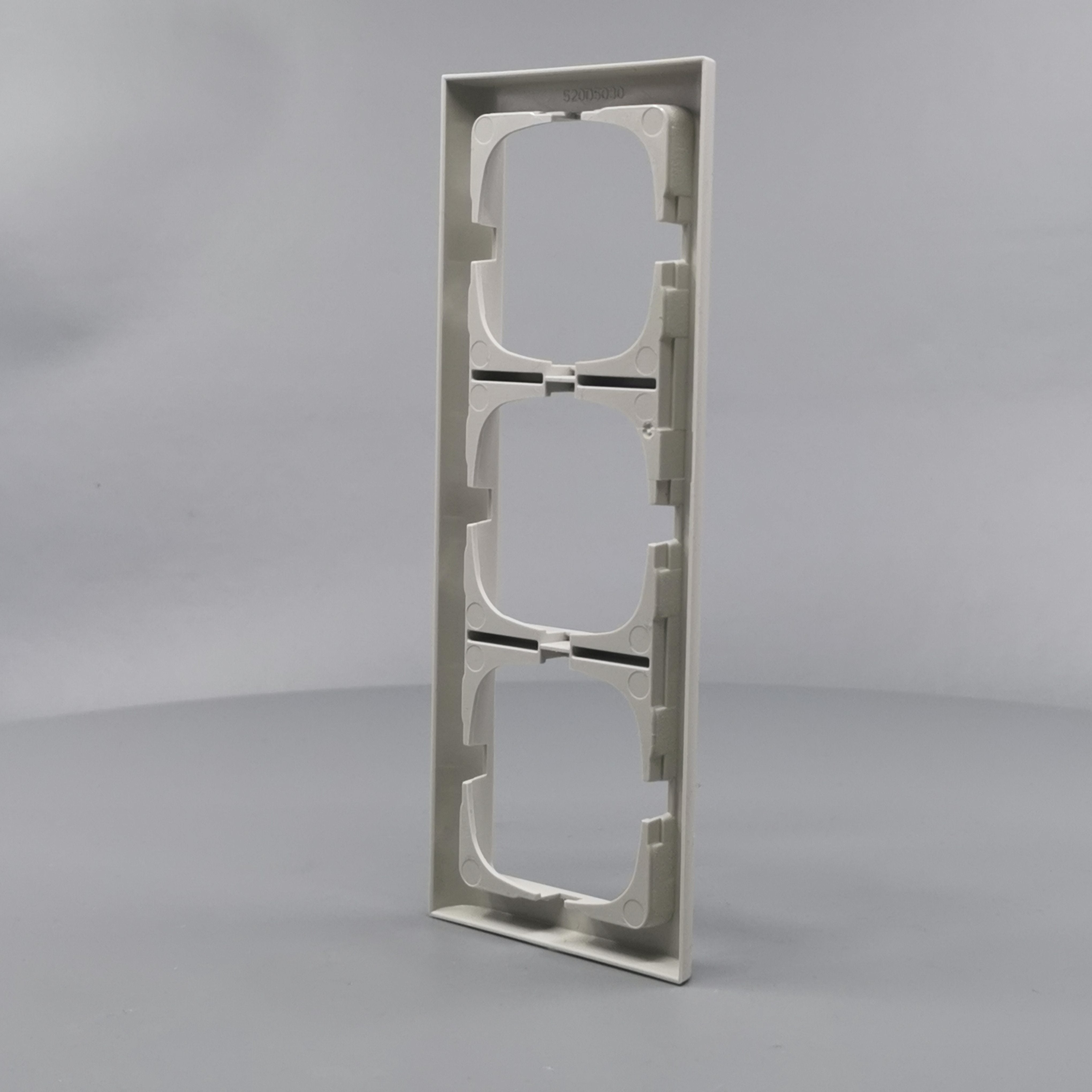 LK Fuga ramme Softline 63 3m - lysegrå