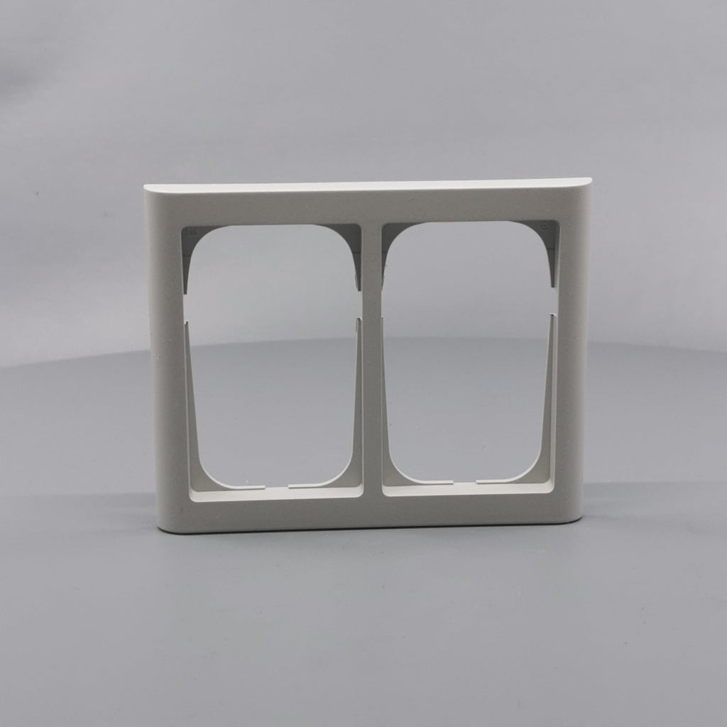 LK Fuga ramme Softline 63 2x1½m - lysegrå