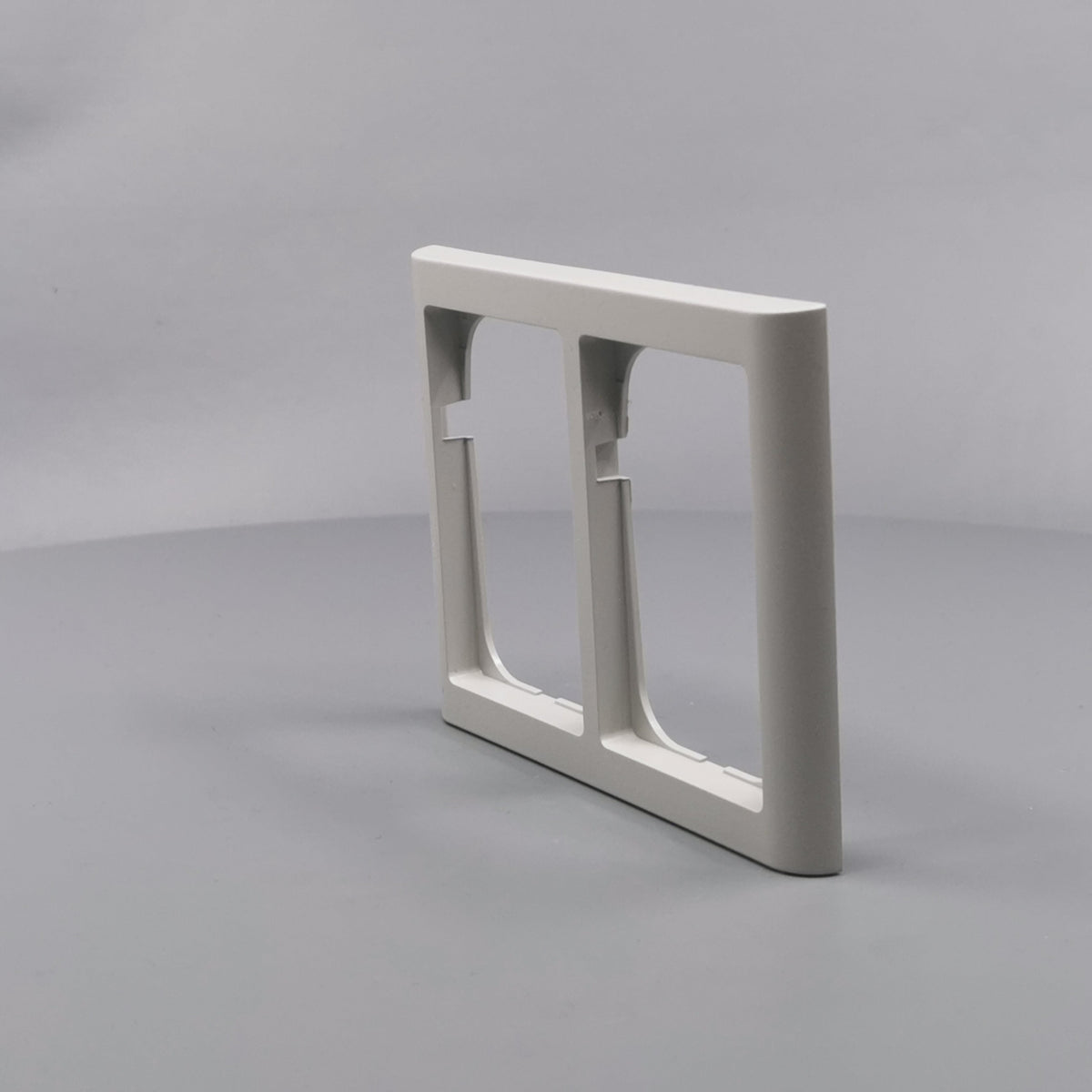 LK Fuga ramme Softline 63 2x1½m - lysegrå (360° frame 5)